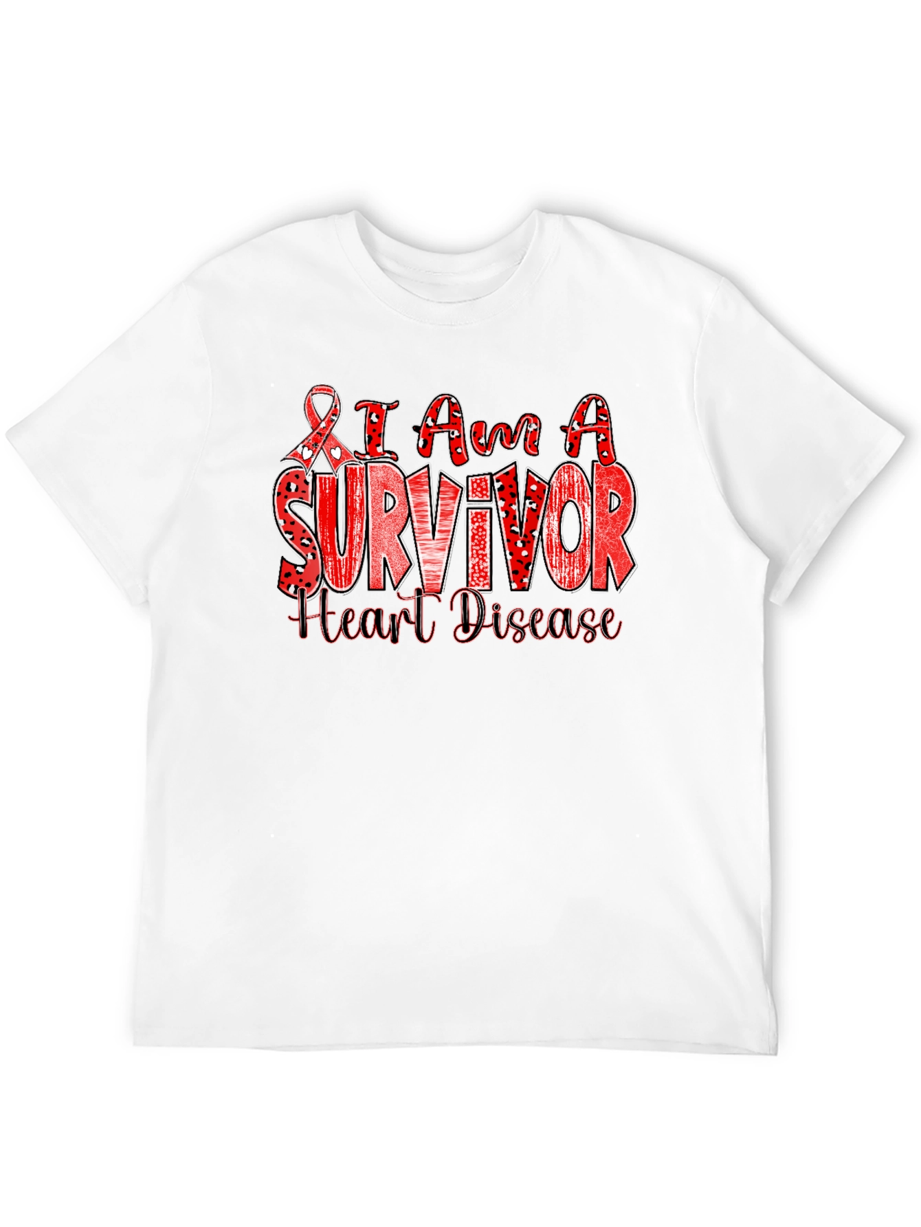 I Am A Survivor Heart Disease Awareness T-Shirt