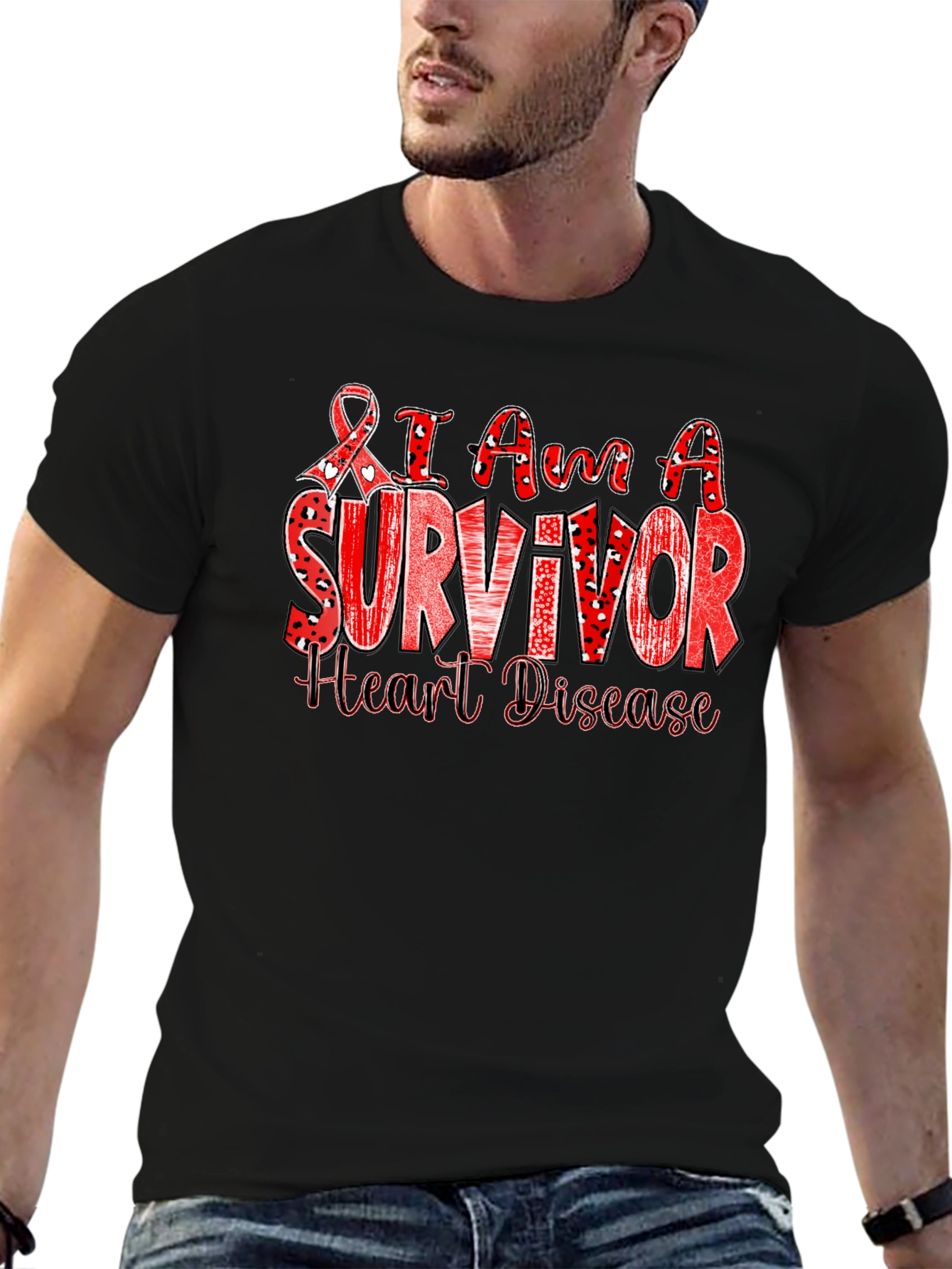I Am A Survivor Heart Disease Awareness T-Shirt