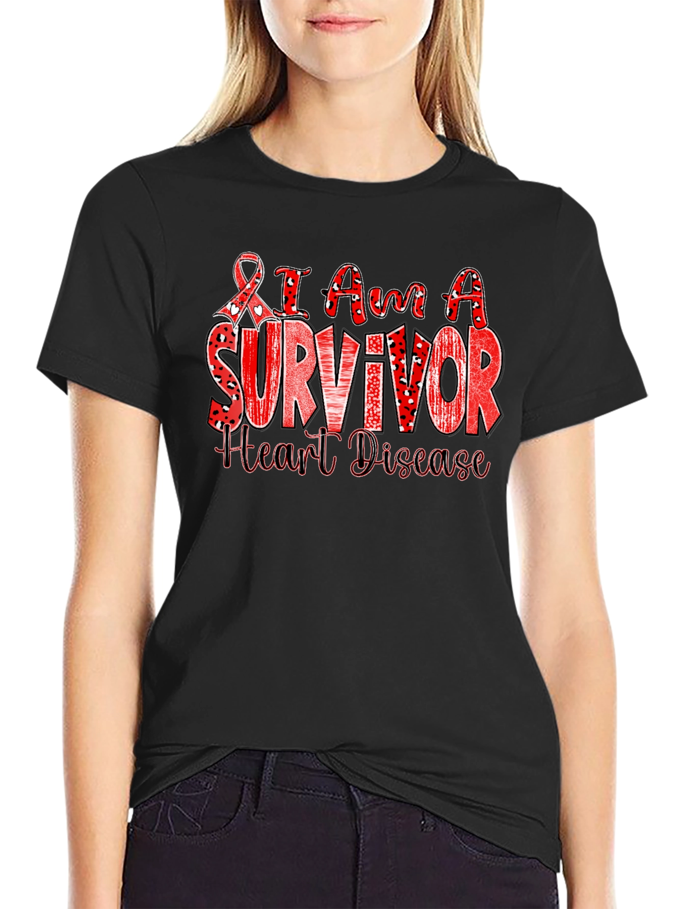 I Am A Survivor Heart Disease Awareness T-Shirt
