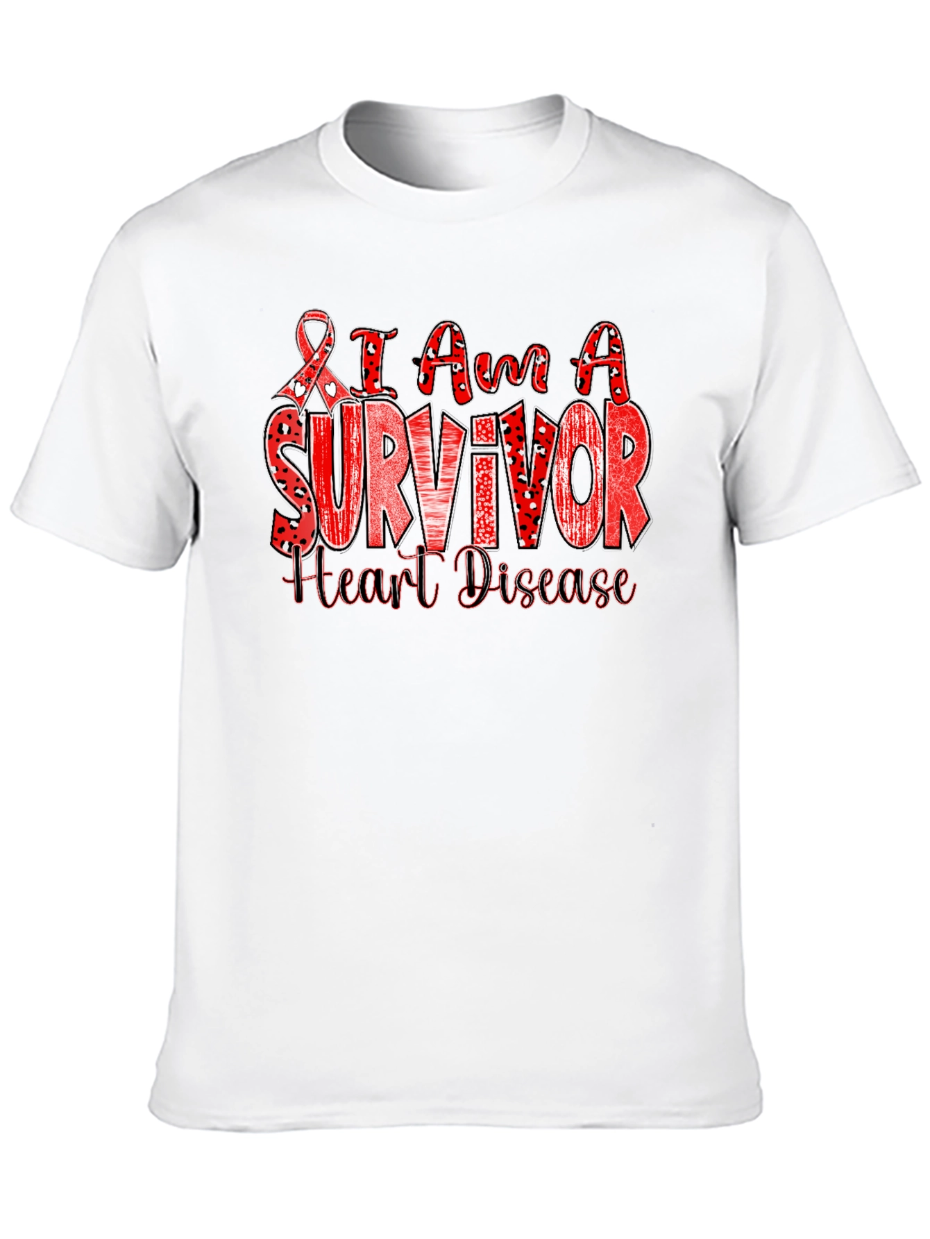 I Am A Survivor Heart Disease Awareness T-Shirt