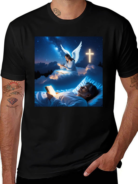 Angel Dreamer T-Shirt - Celestial Graphic Tee