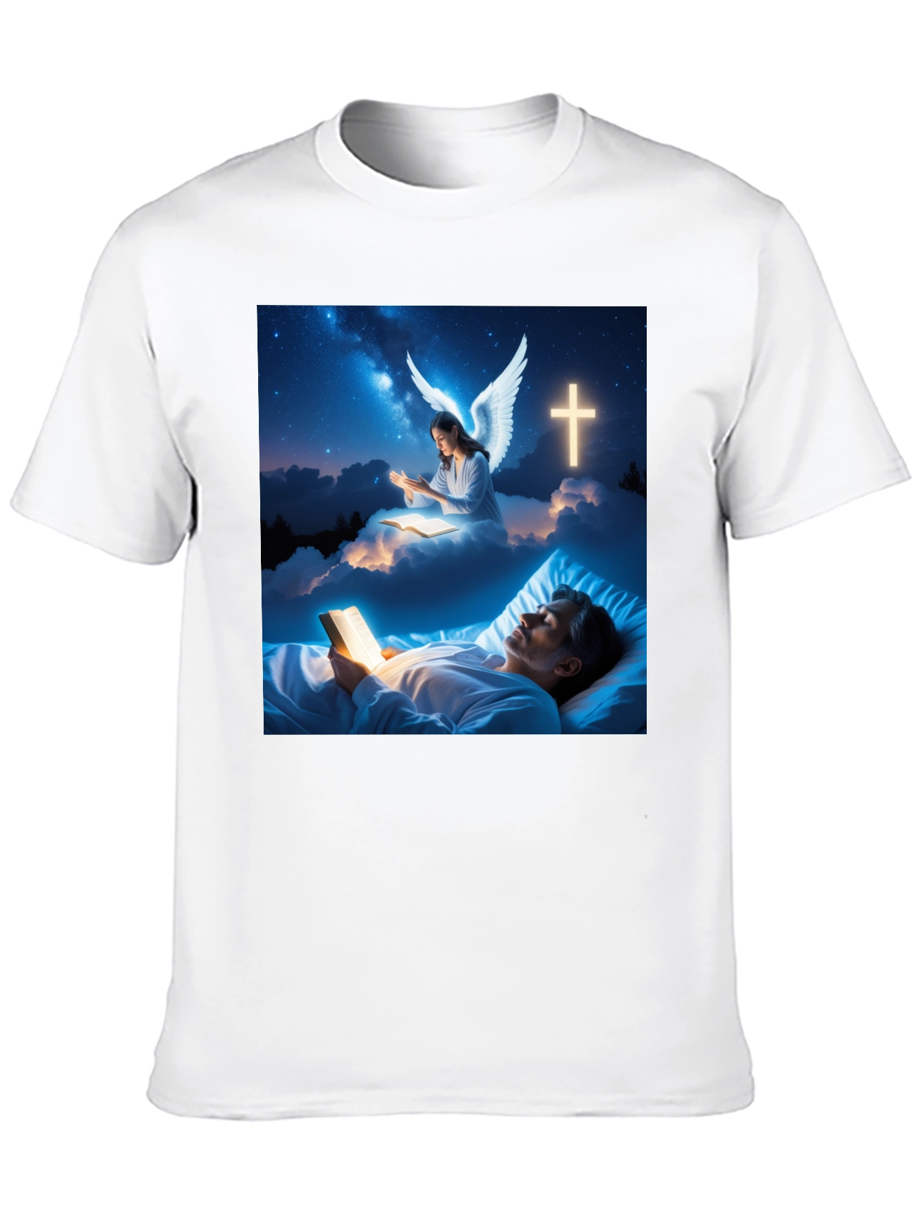 Angel Dreamer T-Shirt - Celestial Graphic Tee