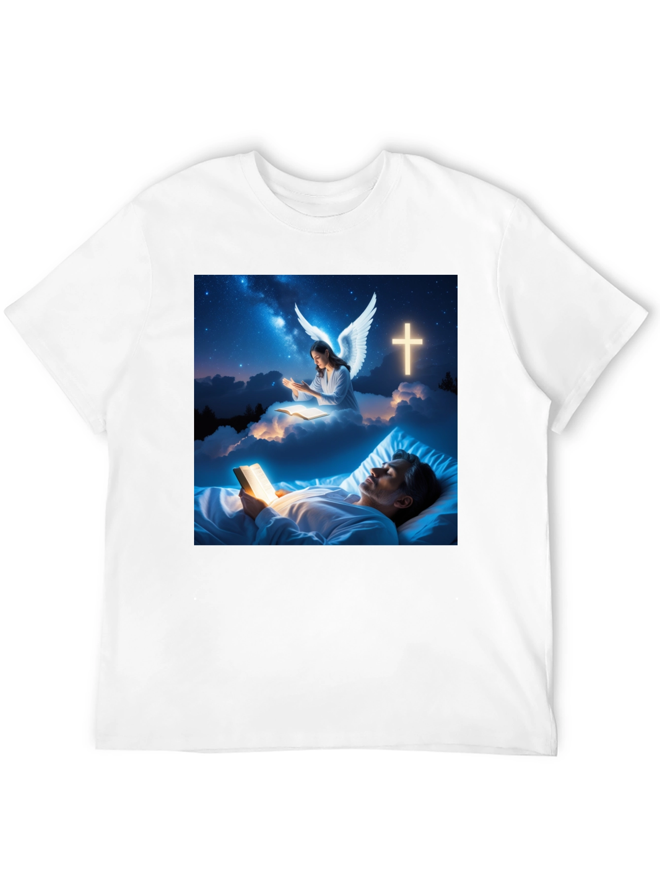 Angel Dreamer T-Shirt - Celestial Graphic Tee