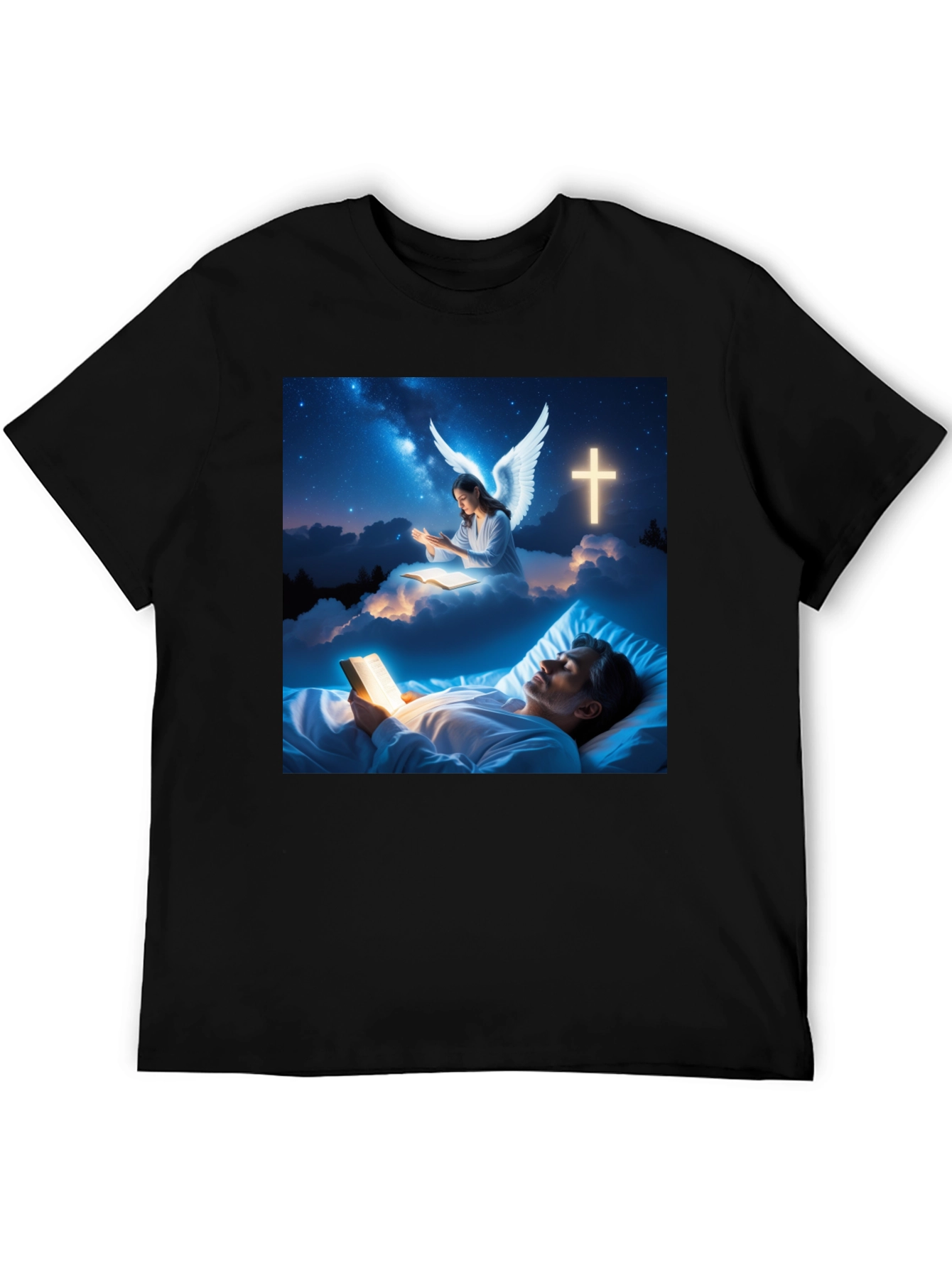 Angel Dreamer T-Shirt - Celestial Graphic Tee