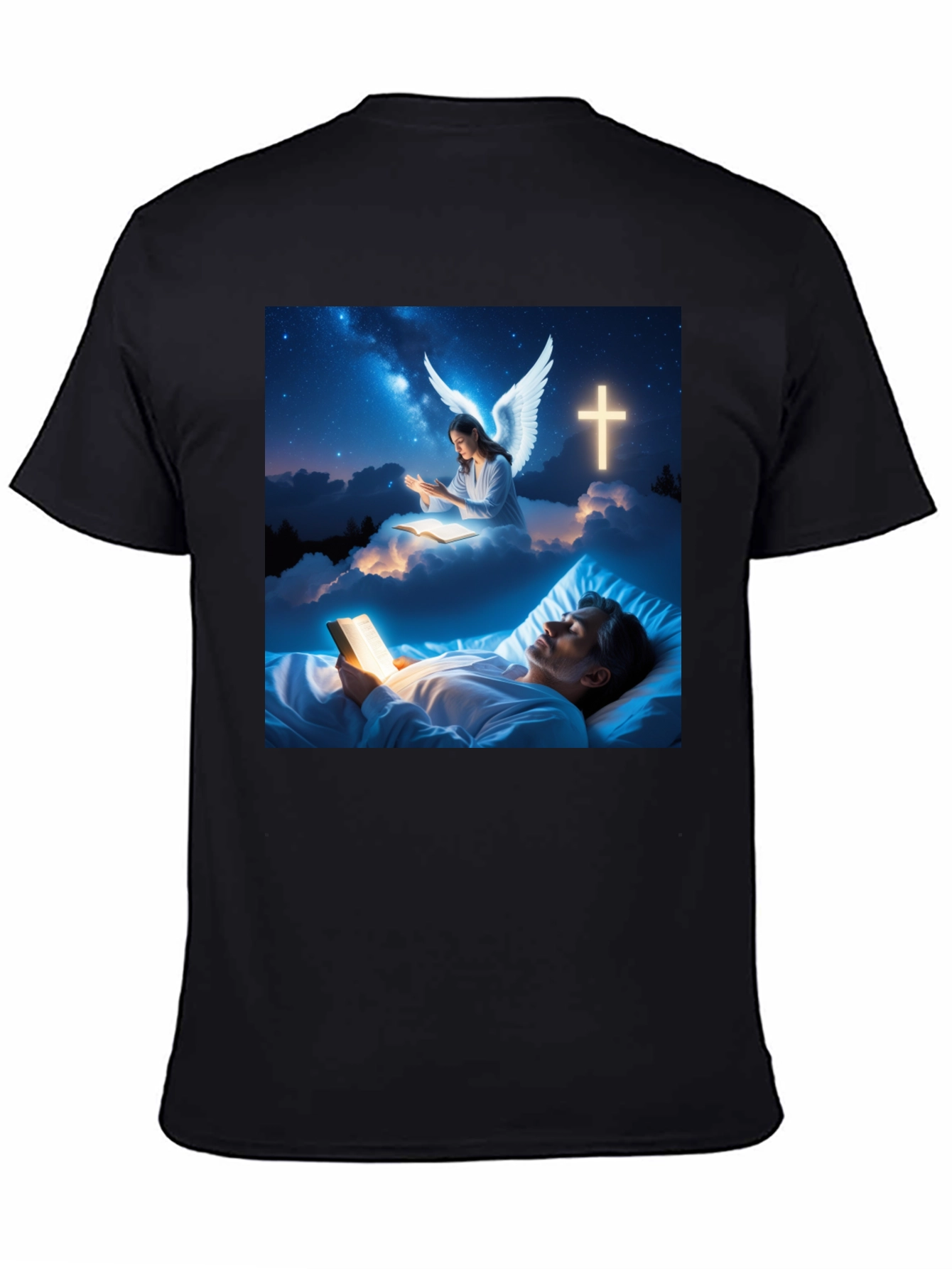 Angel Dreamer T-Shirt - Celestial Graphic Tee