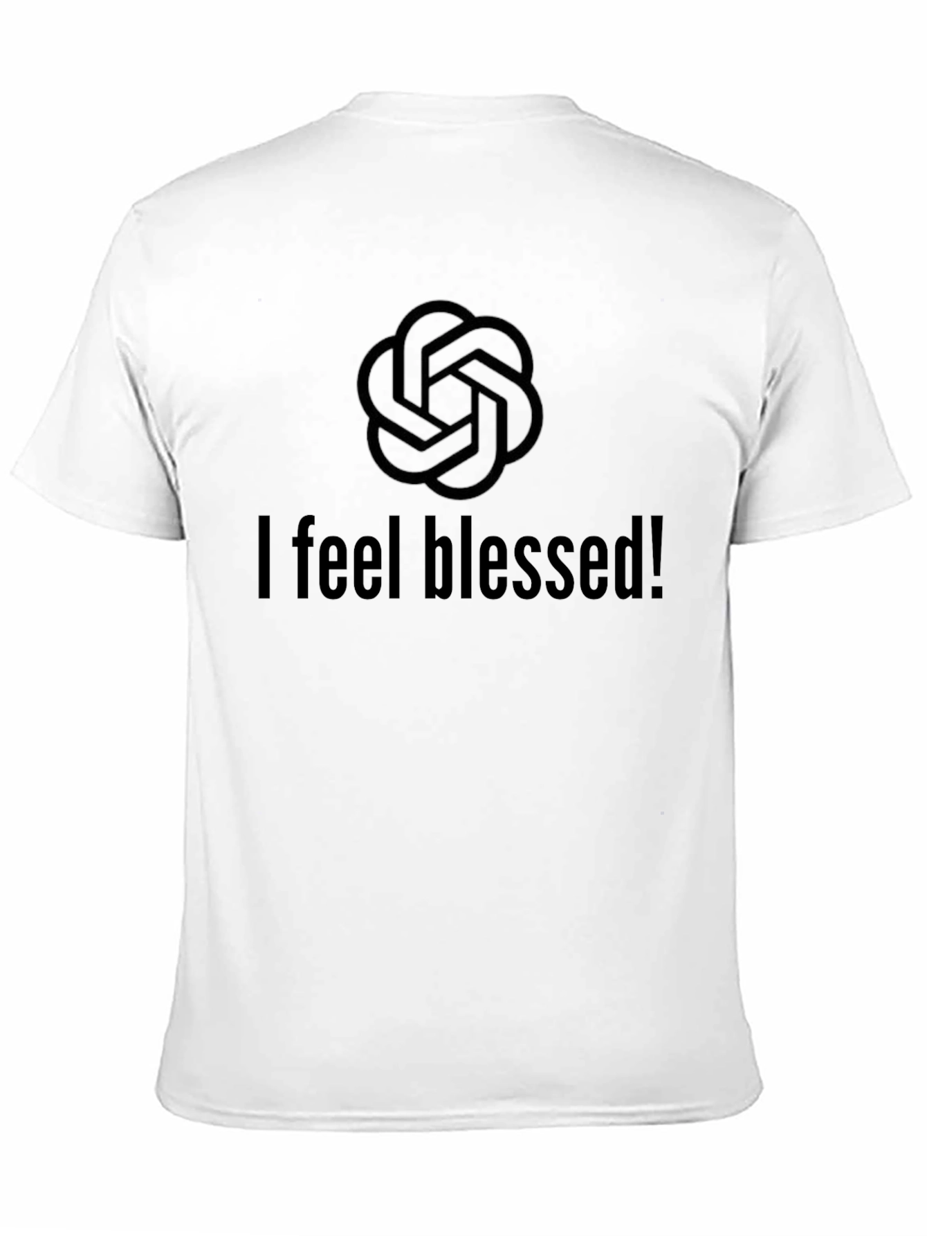 I Feel Blessed Black T-Shirt