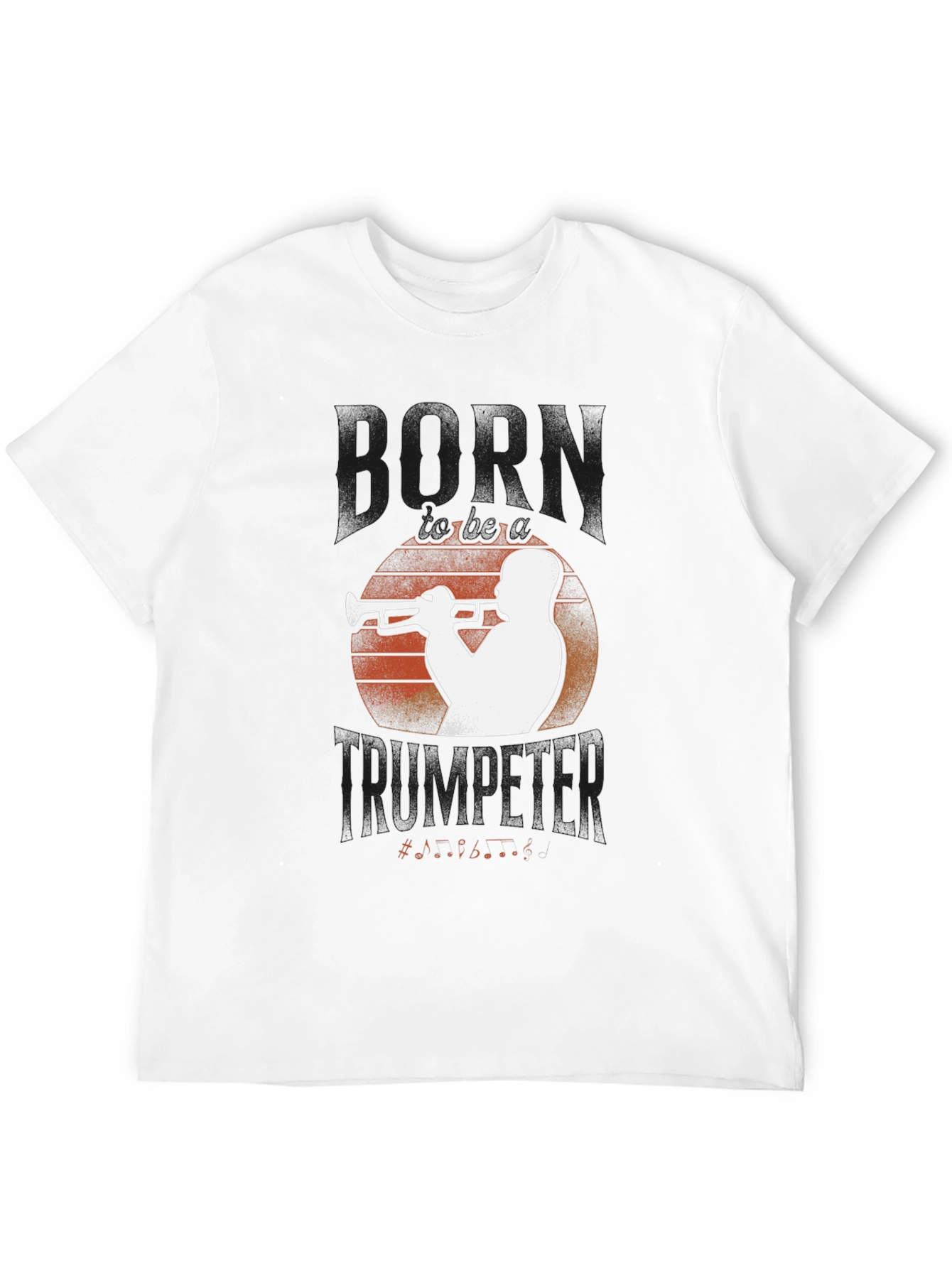 Horn Trumpeter Graphic Tee - Black