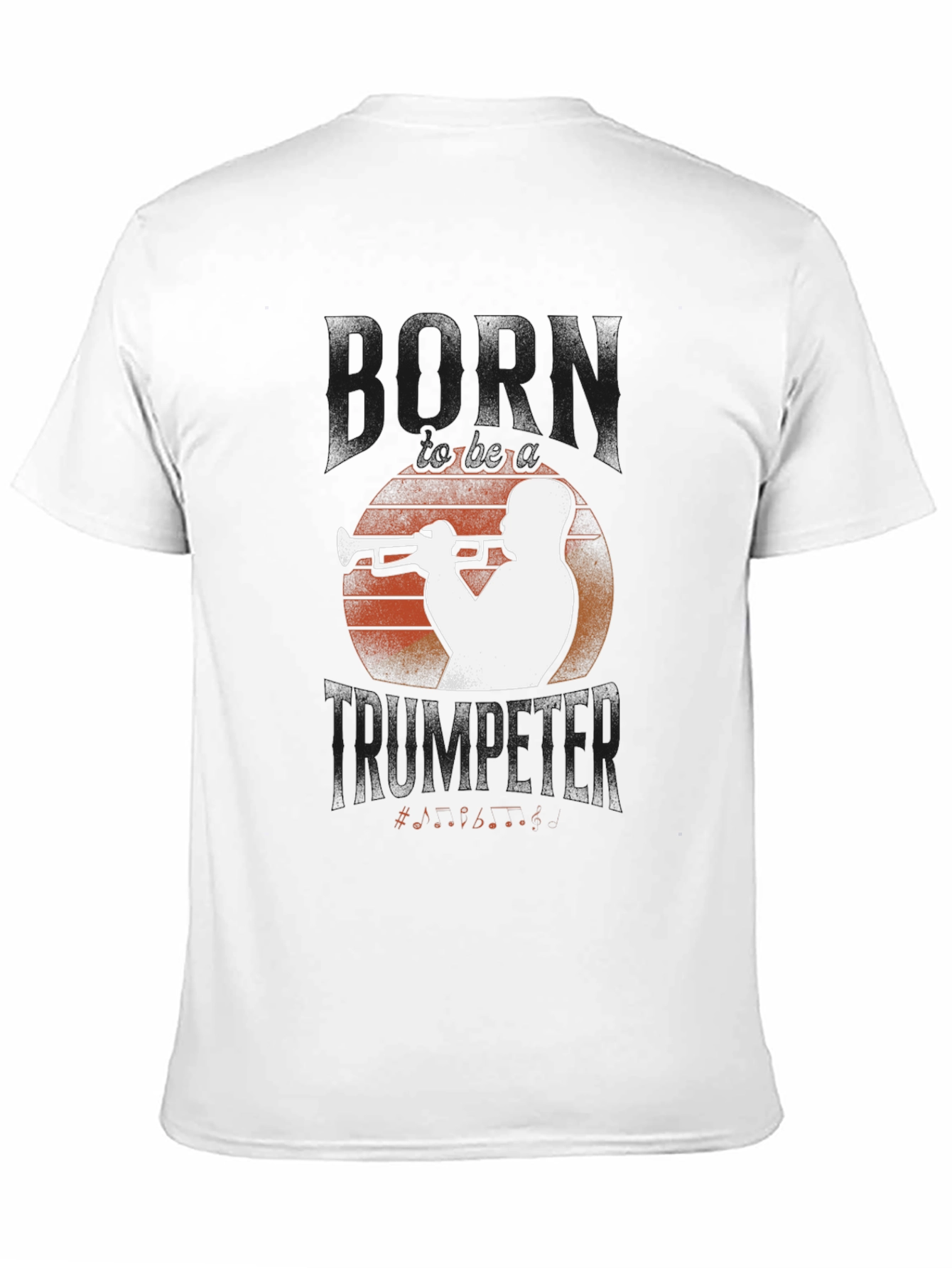 Horn Trumpeter Graphic Tee - Black