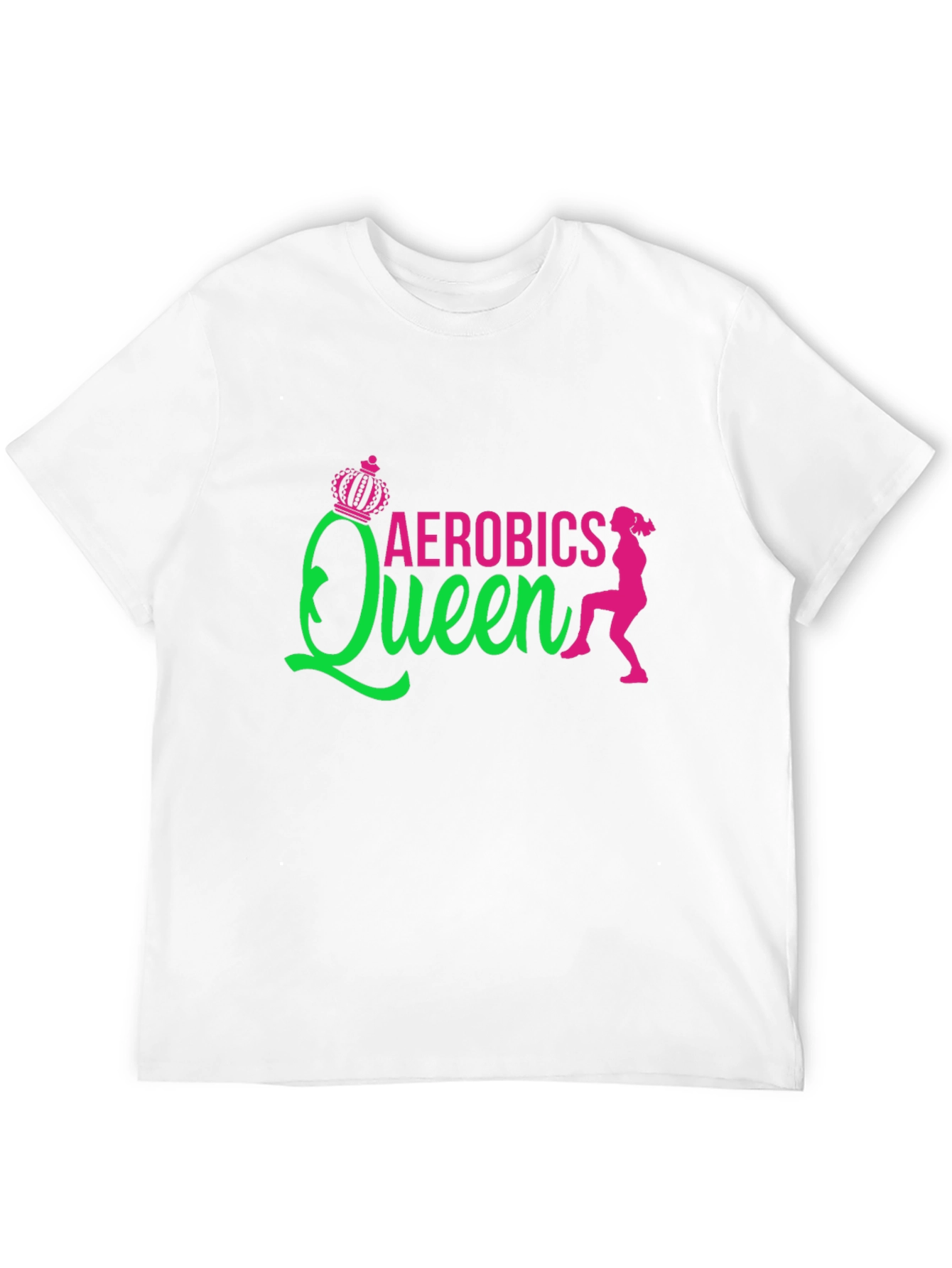 Aerobics Queen Black T-Shirt