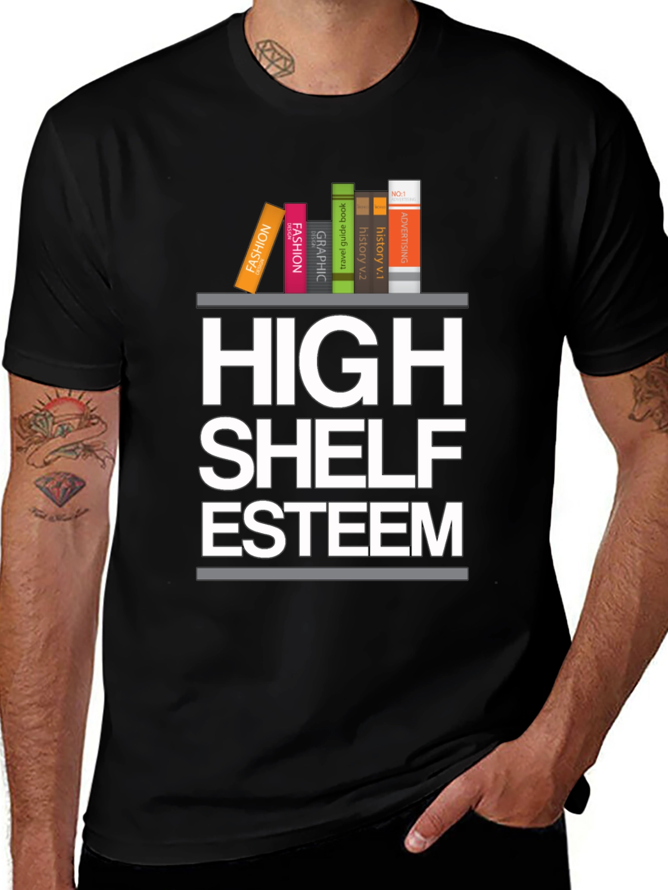 High Shelf Esteem Bookworm T-Shirt