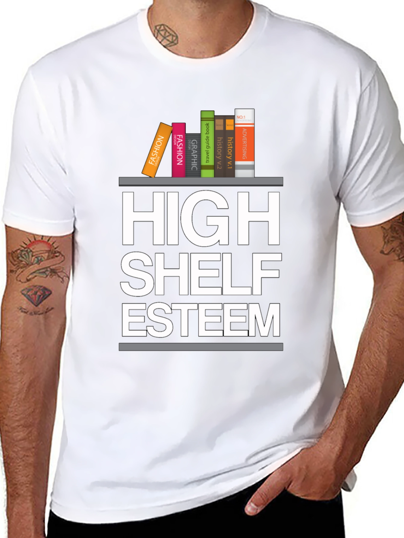 High Shelf Esteem Bookworm T-Shirt