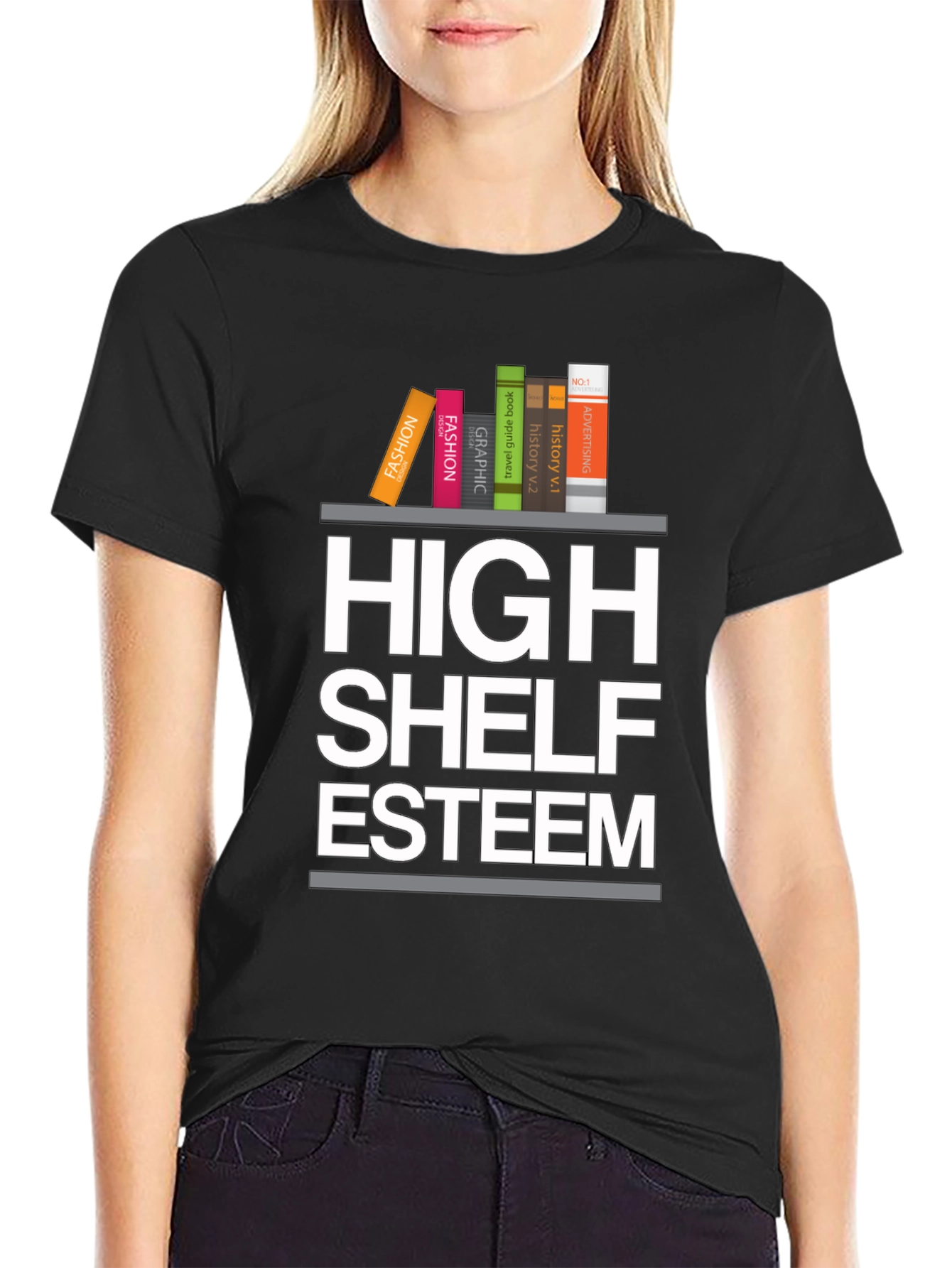 High Shelf Esteem Bookworm T-Shirt