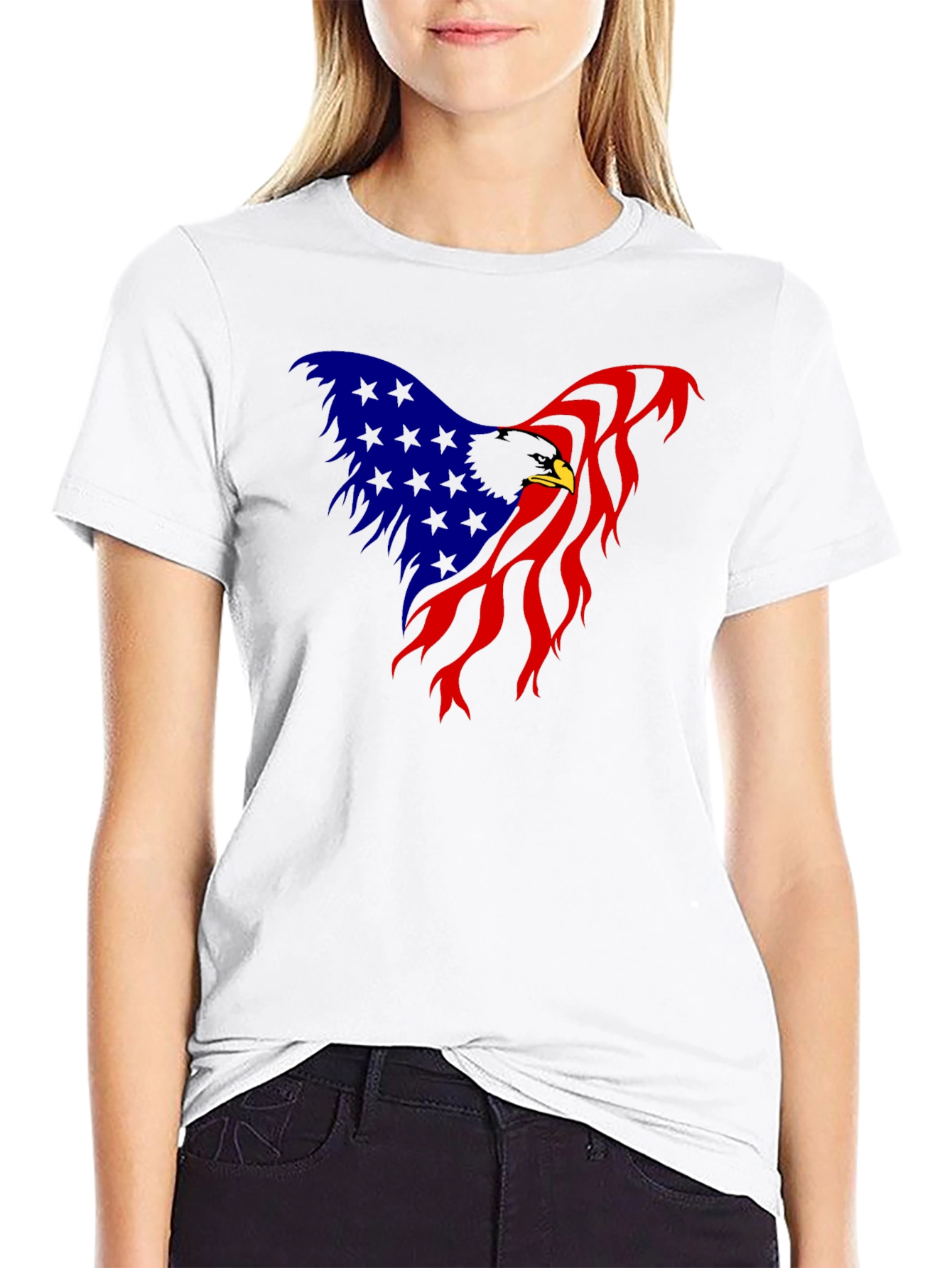 American Eagle Graphic Black T-Shirt
