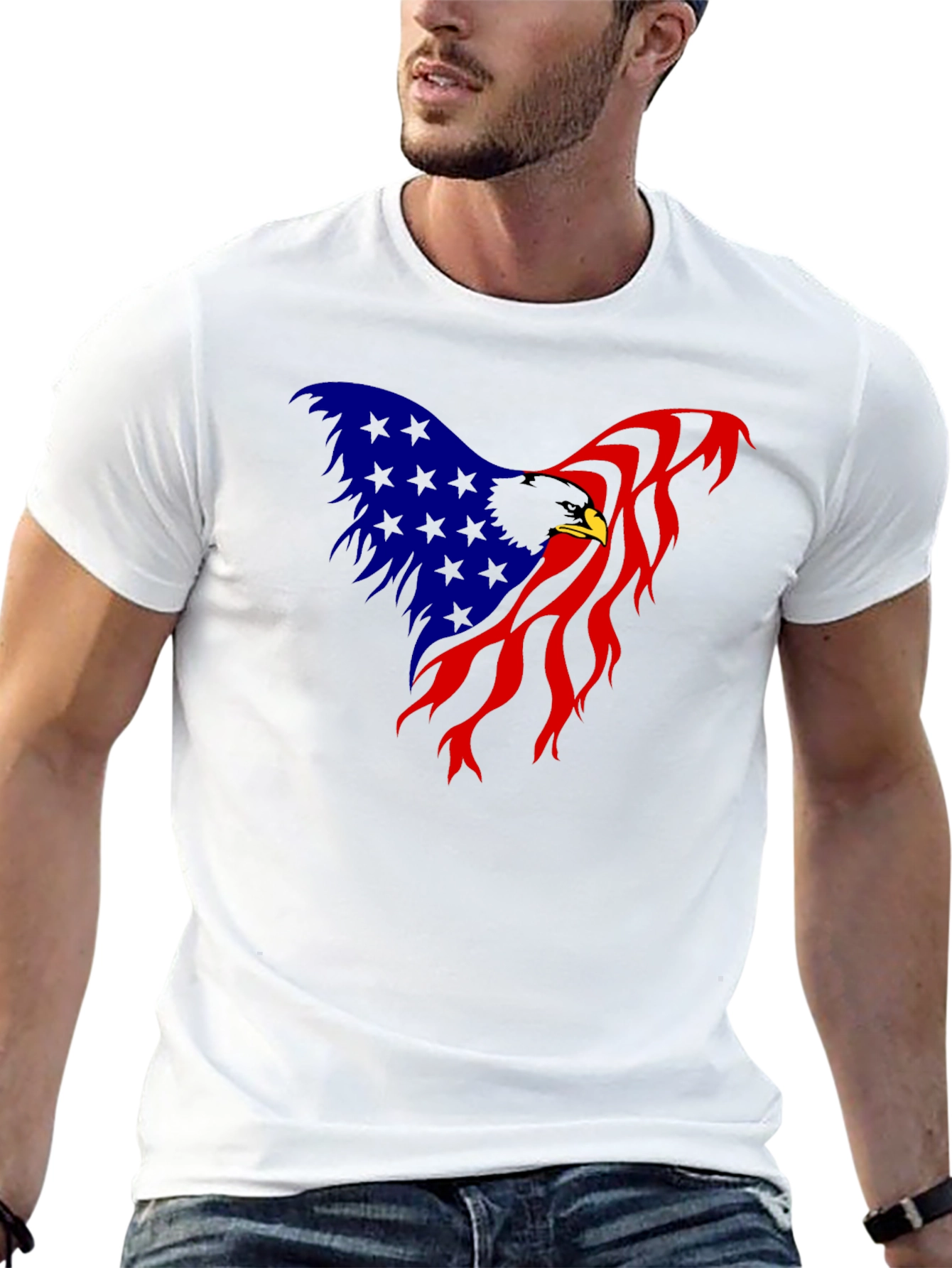 American Eagle Graphic Black T-Shirt