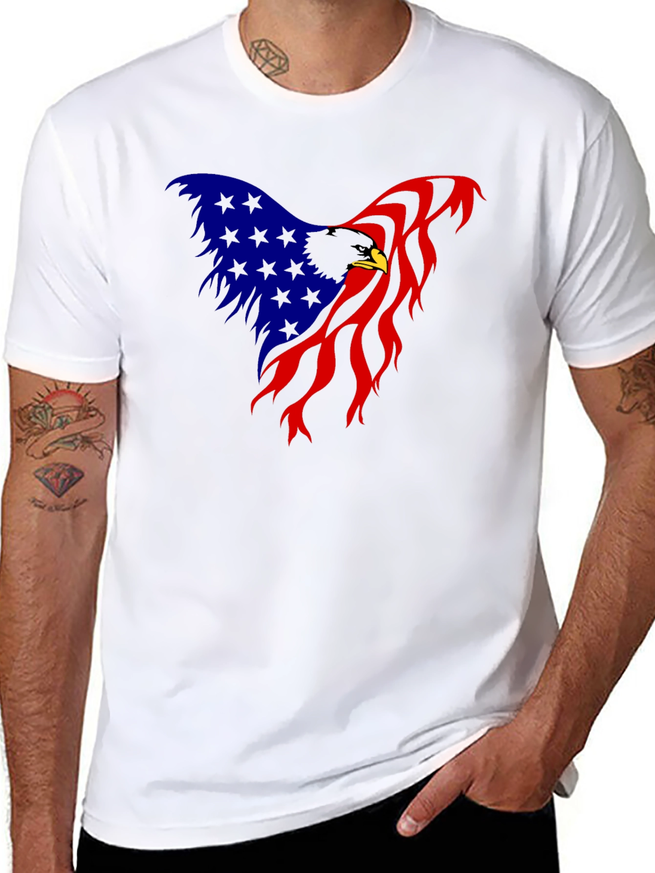 American Eagle Graphic Black T-Shirt