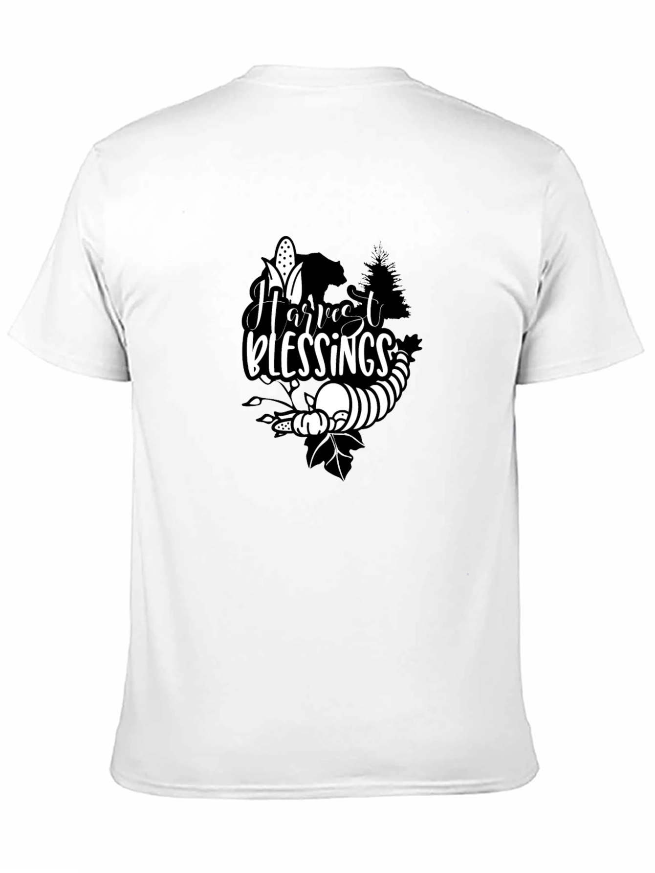 Harvest Blessings Black T-Shirt