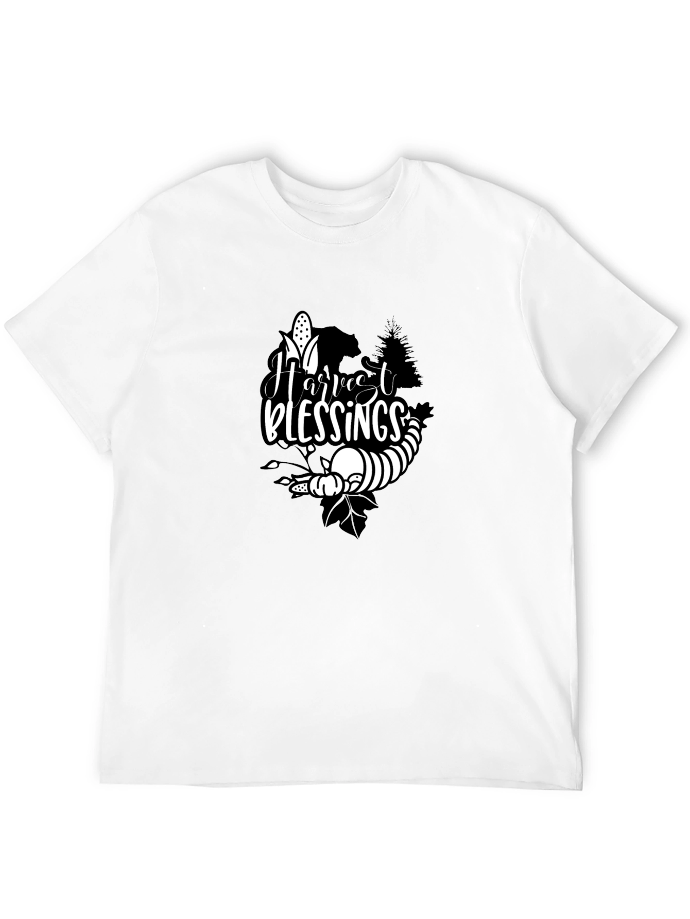 Harvest Blessings Black T-Shirt