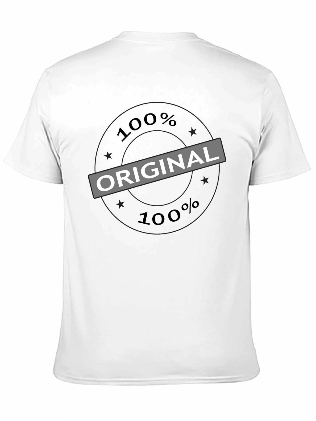 100% Original Black T-Shirt | Mens Fashion