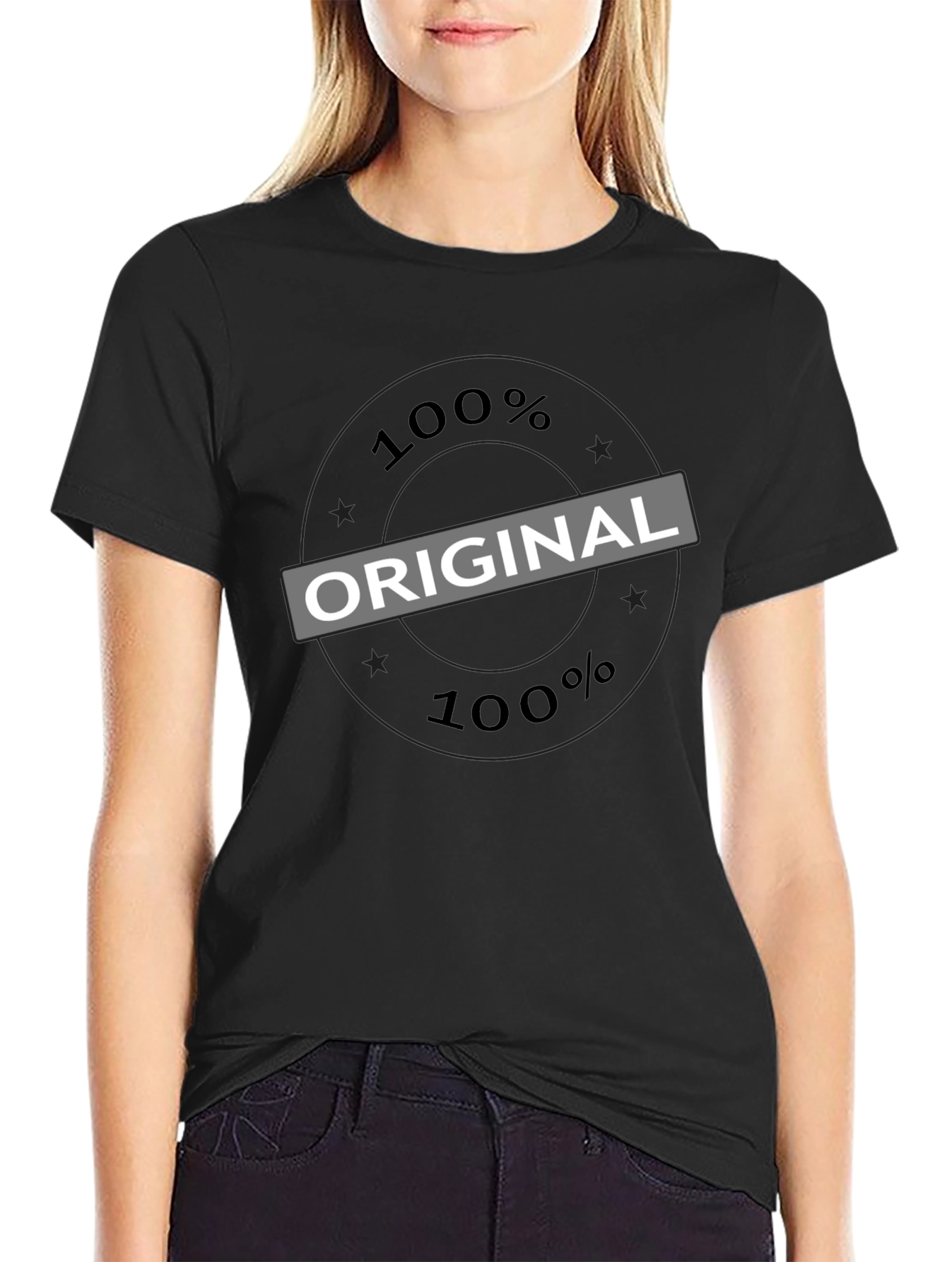 100% Original Black T-Shirt | Mens Fashion