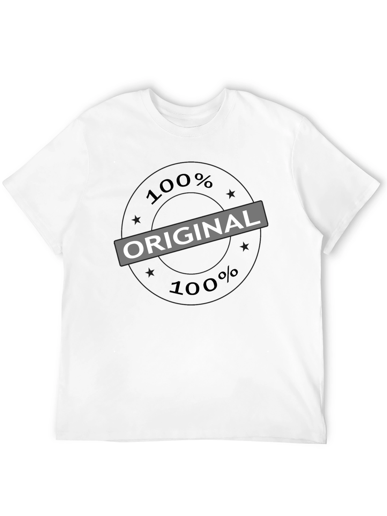 100% Original Black T-Shirt | Mens Fashion