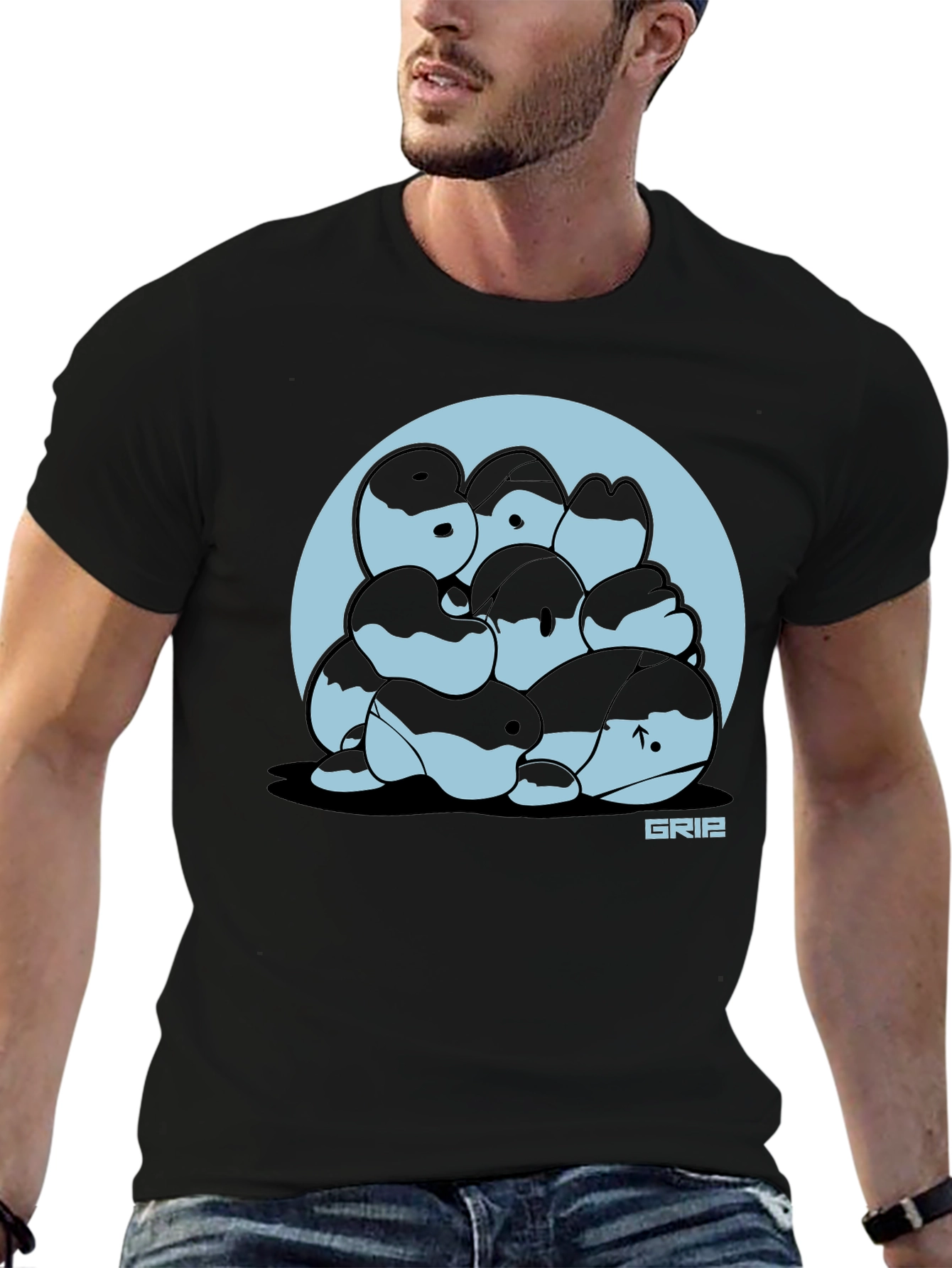 Abstract Graphic Print T-Shirt