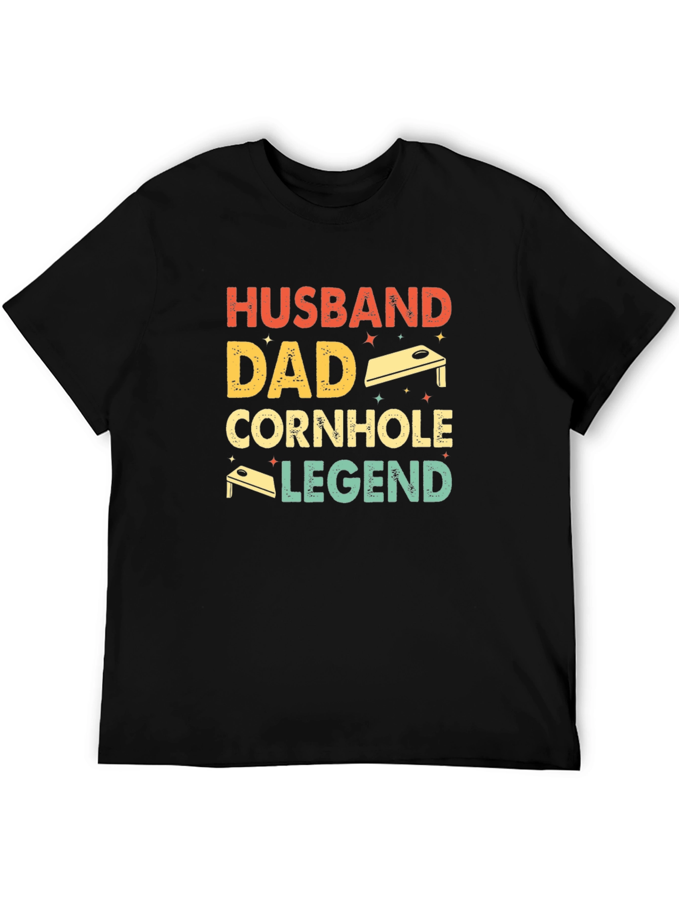 Husband Dad Cornhole Legend Graphic T-Shirt