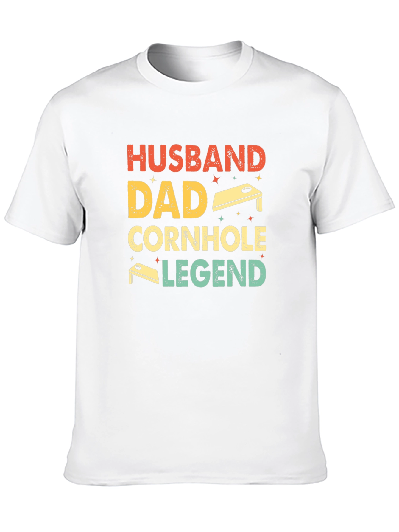 Husband Dad Cornhole Legend Graphic T-Shirt