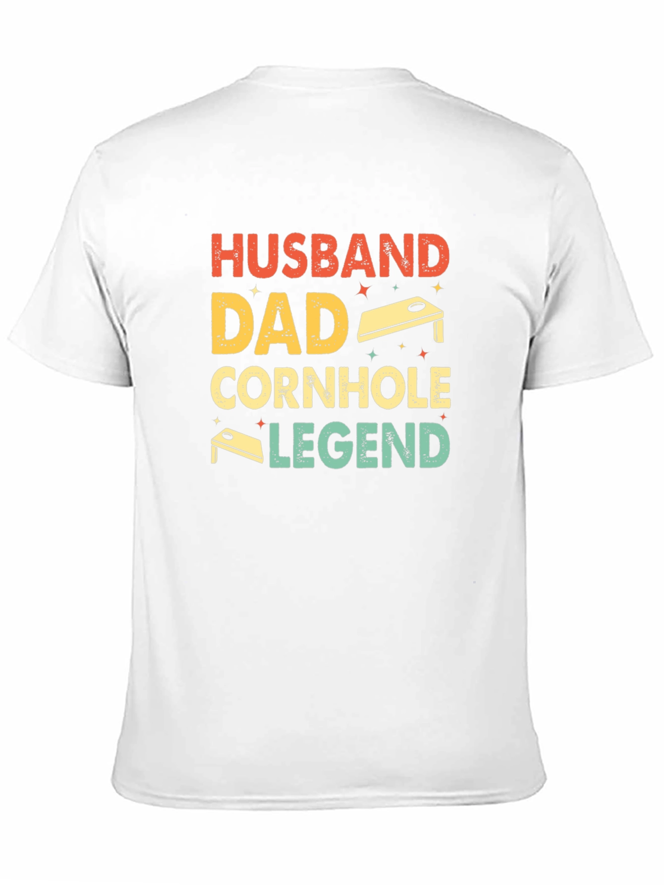 Husband Dad Cornhole Legend Graphic T-Shirt