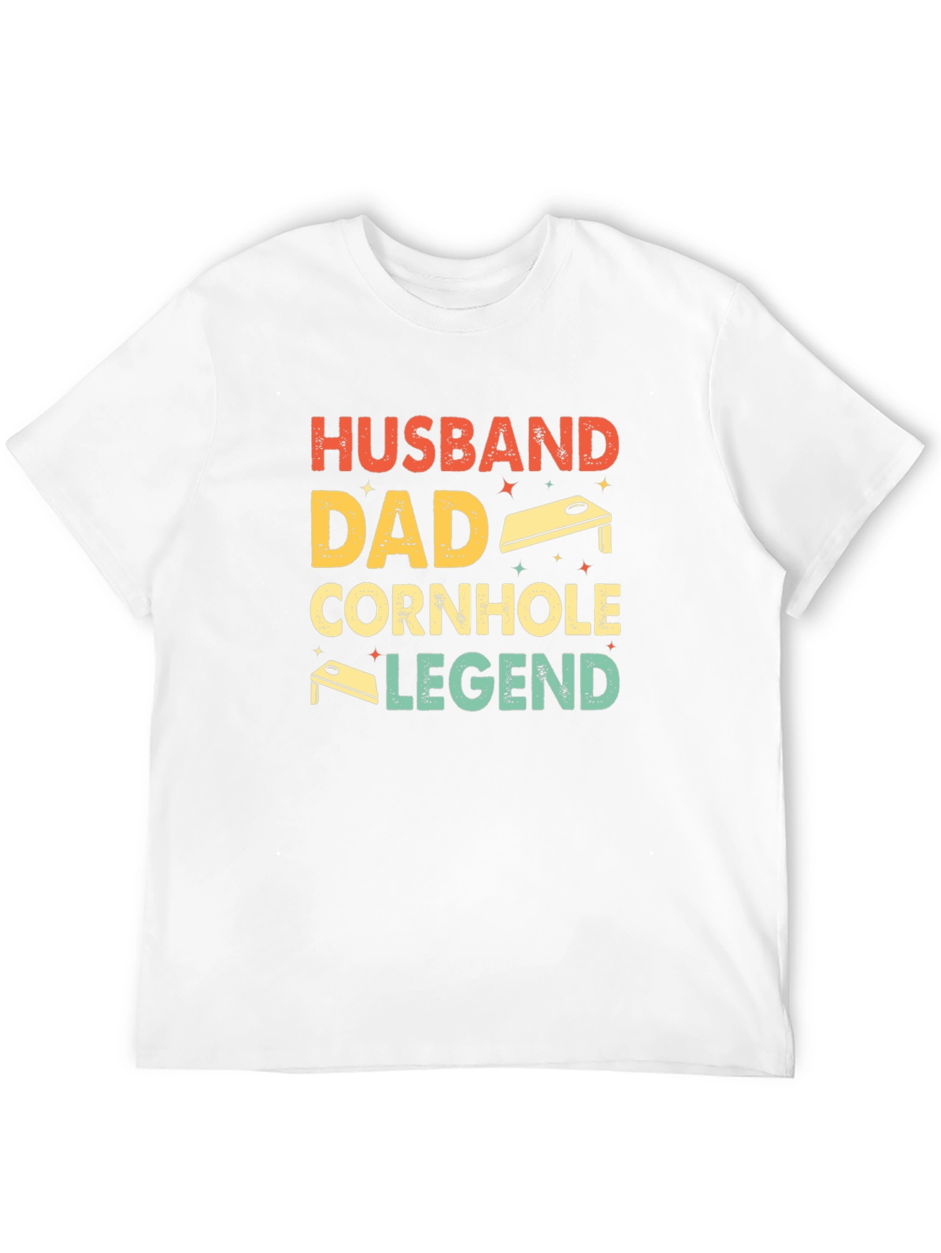 Husband Dad Cornhole Legend Graphic T-Shirt