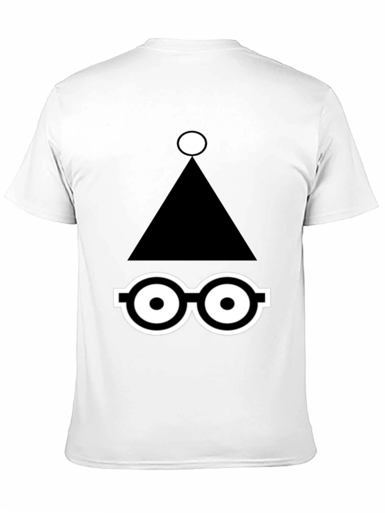 Abstract Graphic Print Black T-Shirt
