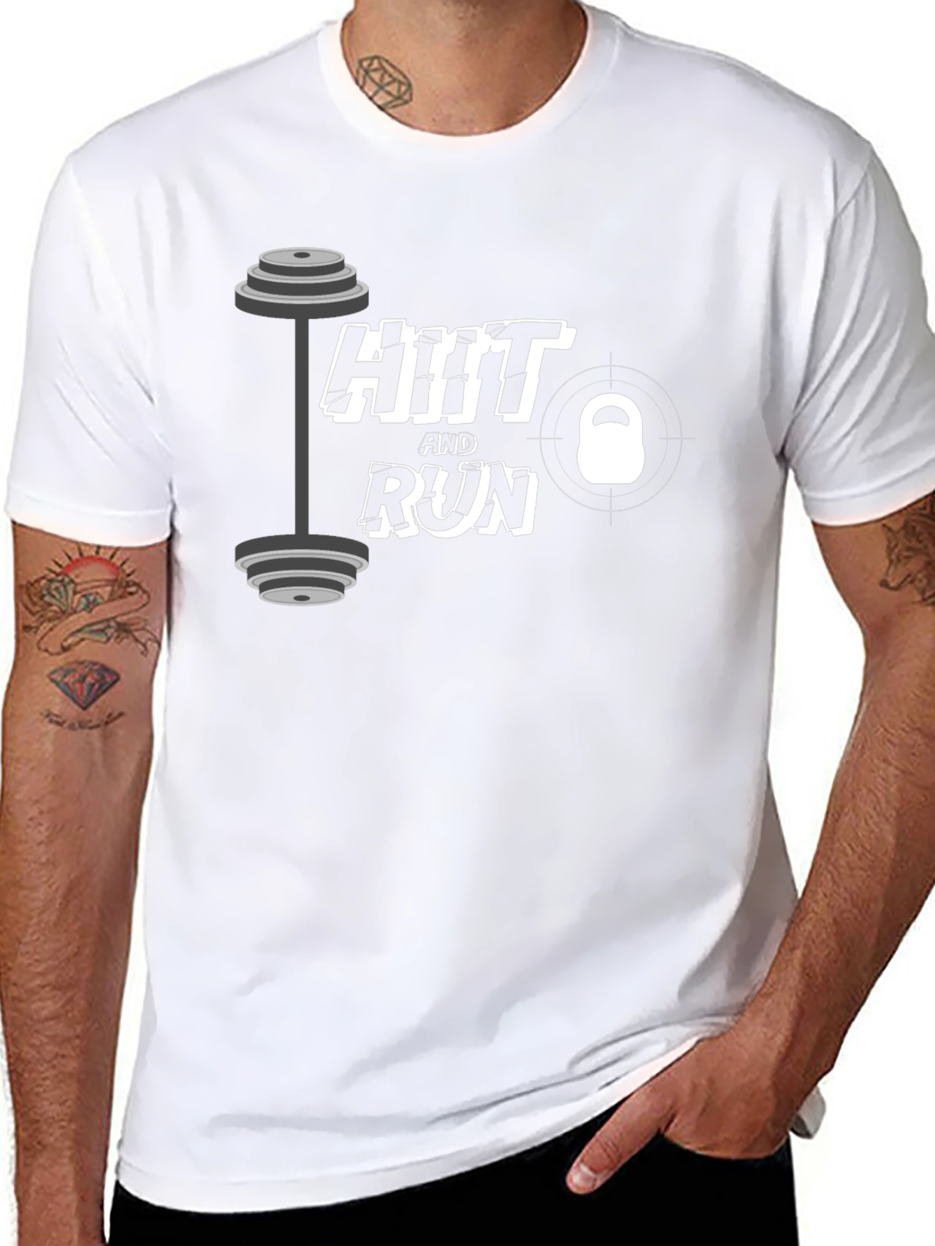 Hit and Run Workout T-Shirt - Fitness Apparel