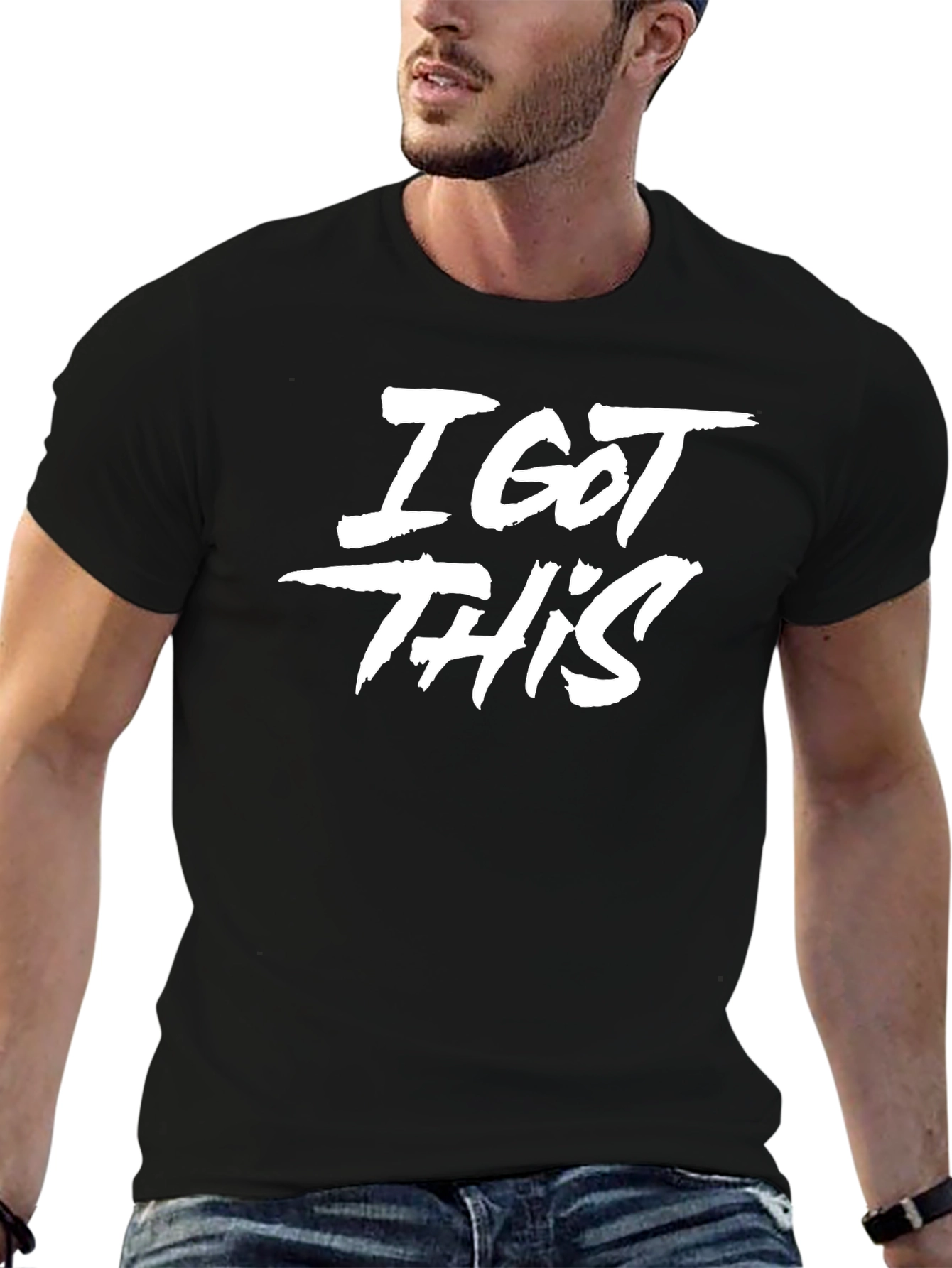 I Got This Graphic T-Shirt - Black Cotton Tee