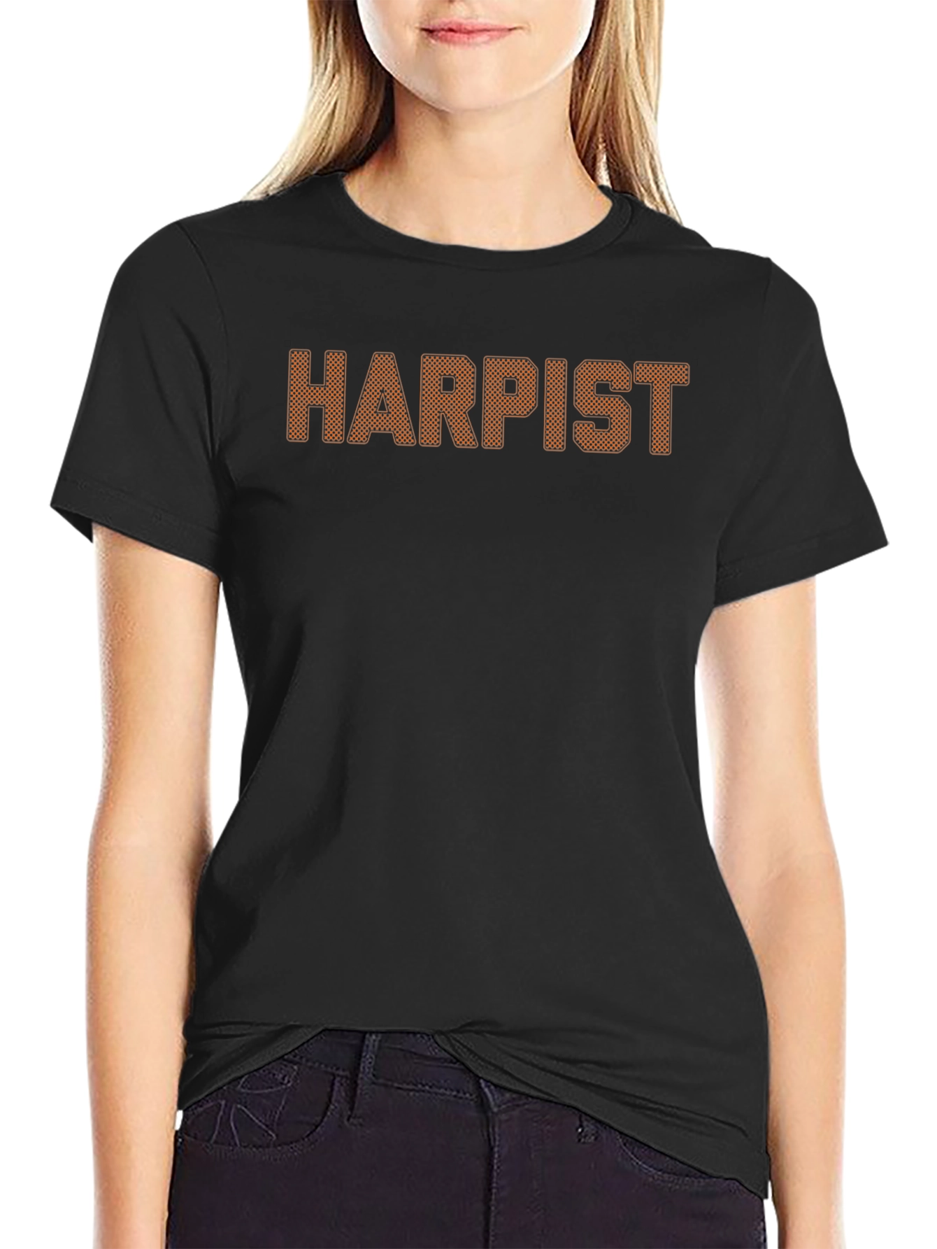 Harpist Graphic Tee - Musician T-Shirt