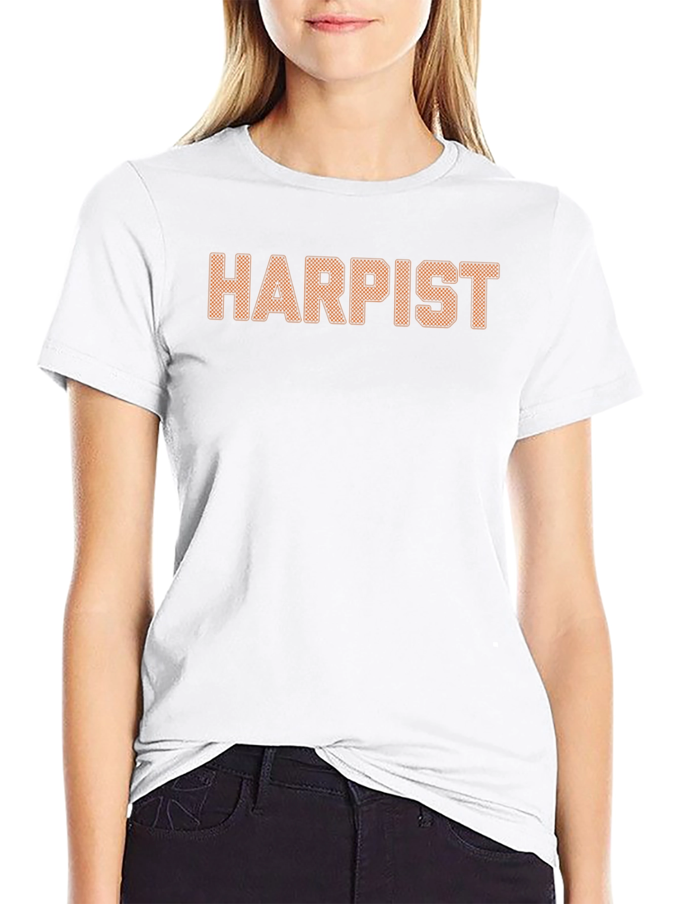 Harpist Graphic Tee - Musician T-Shirt