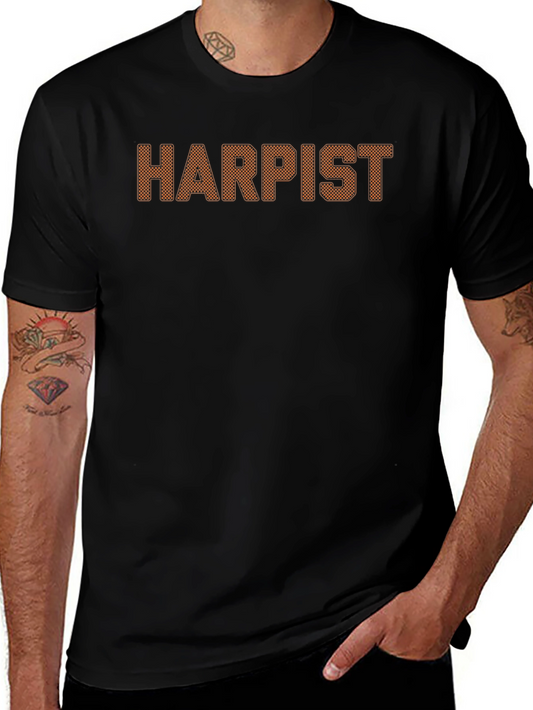 Harpist Graphic Tee - Musician T-Shirt