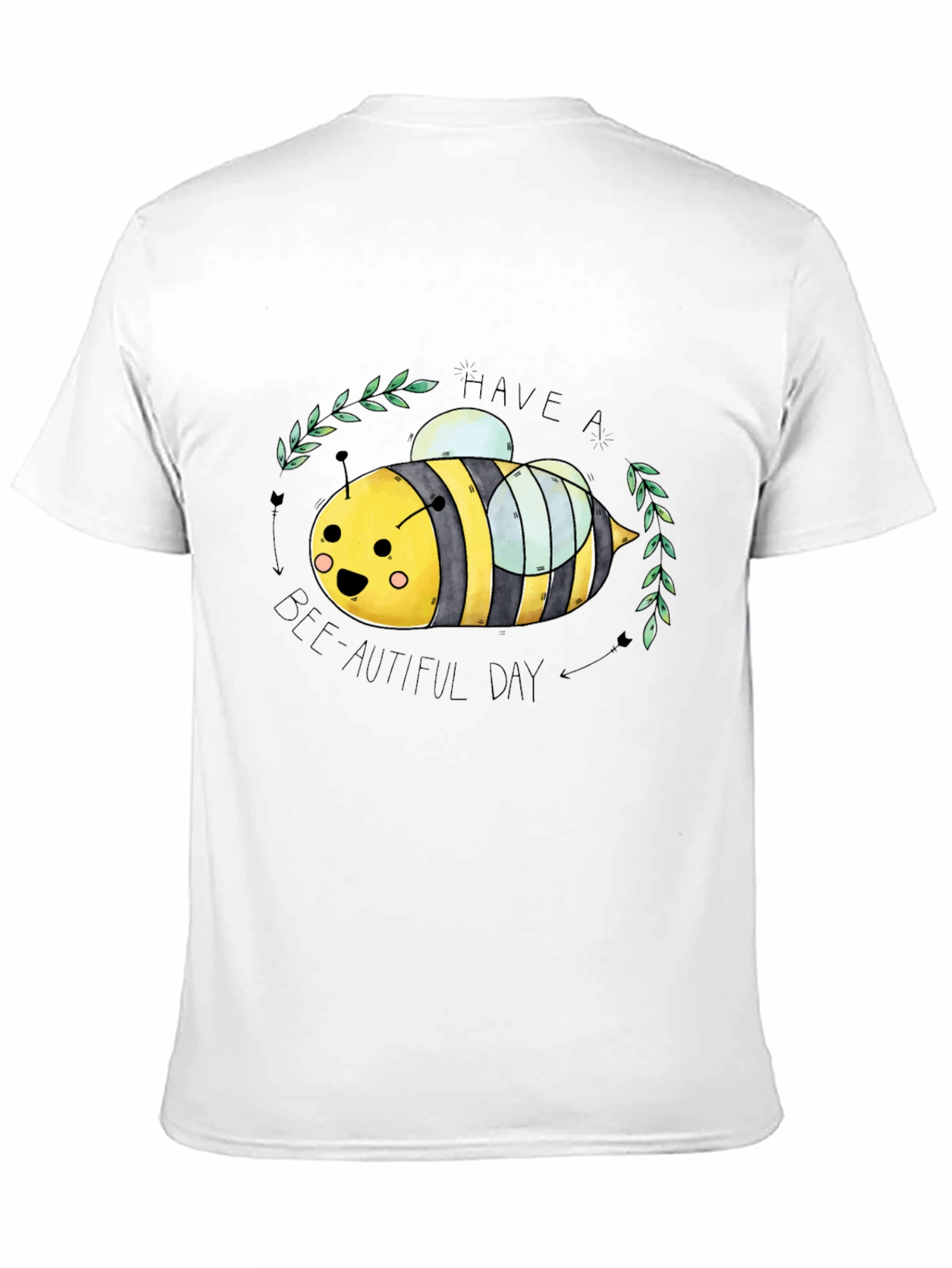 Have a Bee-Autiful Day Graphic Tee - Black