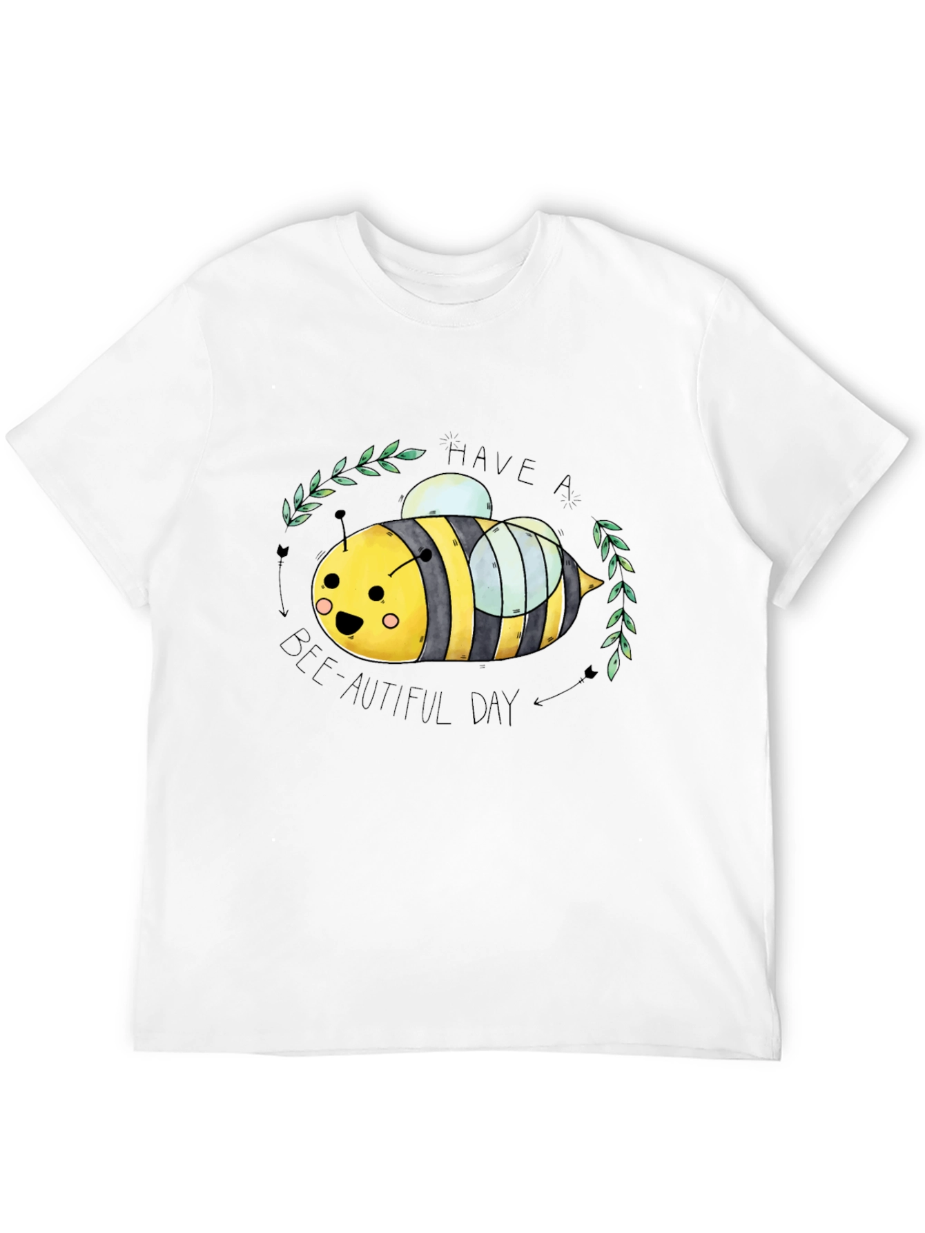 Have a Bee-Autiful Day Graphic Tee - Black
