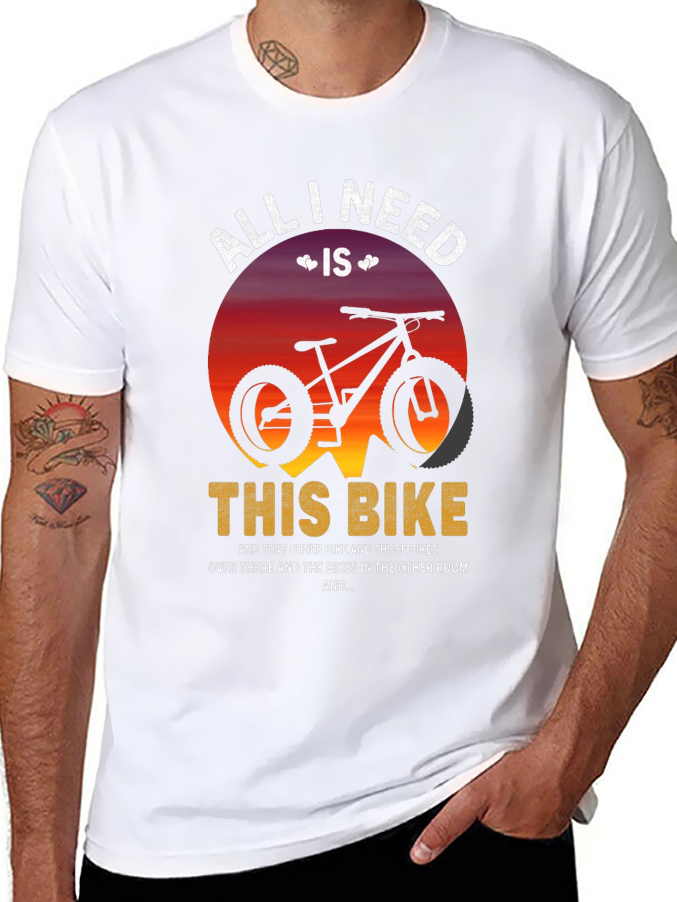 All I Need Is This Bike Graphic T-Shirt