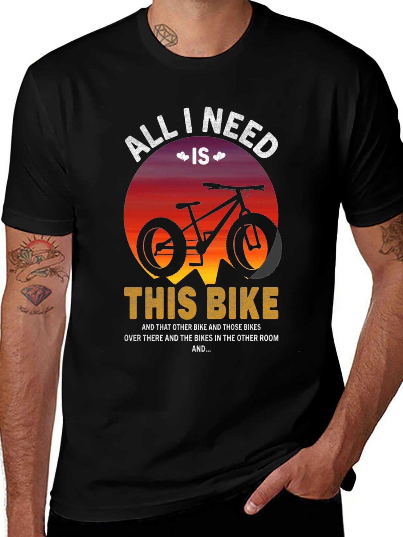 All I Need Is This Bike Graphic T-Shirt