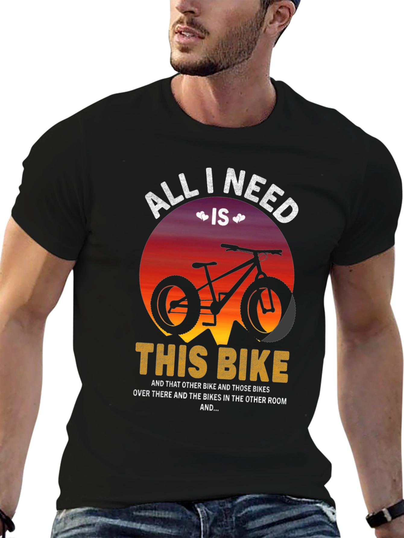 All I Need Is This Bike Graphic T-Shirt