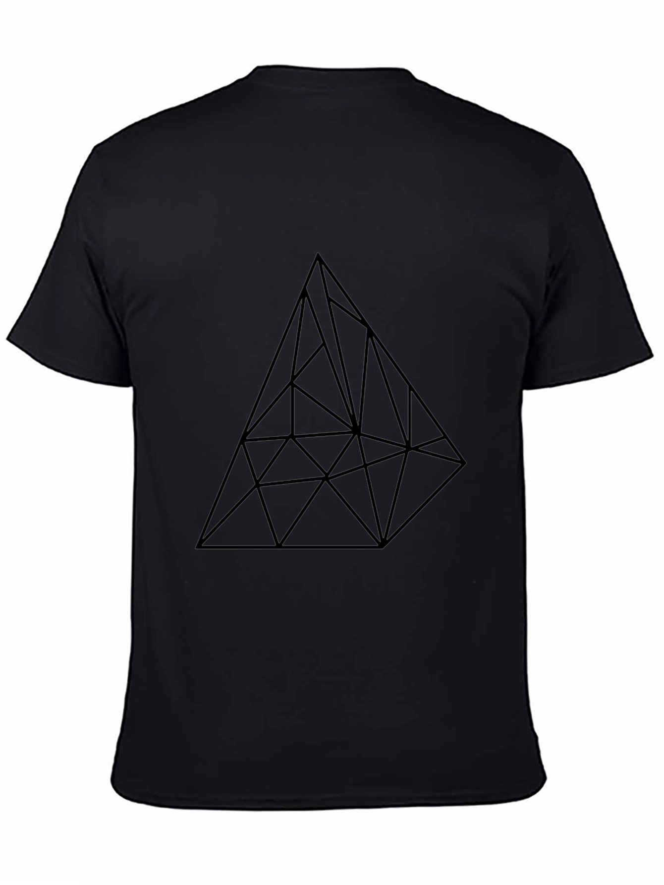 Abstract Geometric Triangle Graphic T-Shirt