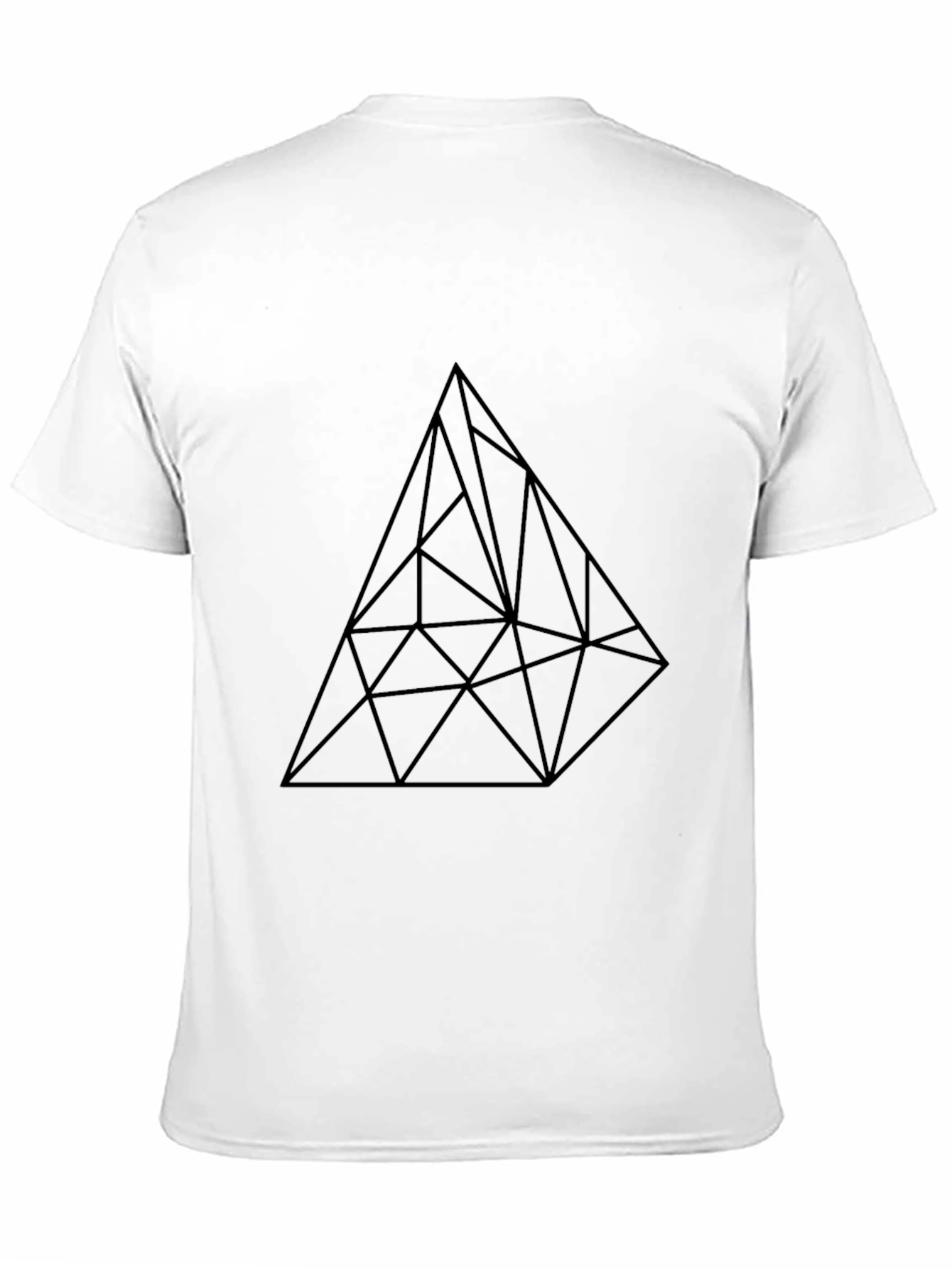 Abstract Geometric Triangle Graphic T-Shirt