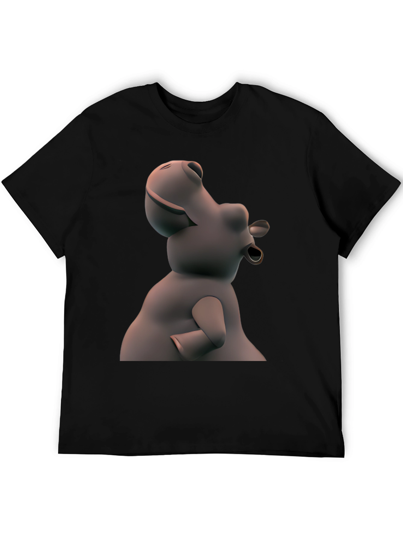 Hippo Graphic T-Shirt - Unique Design Comfortable Fit