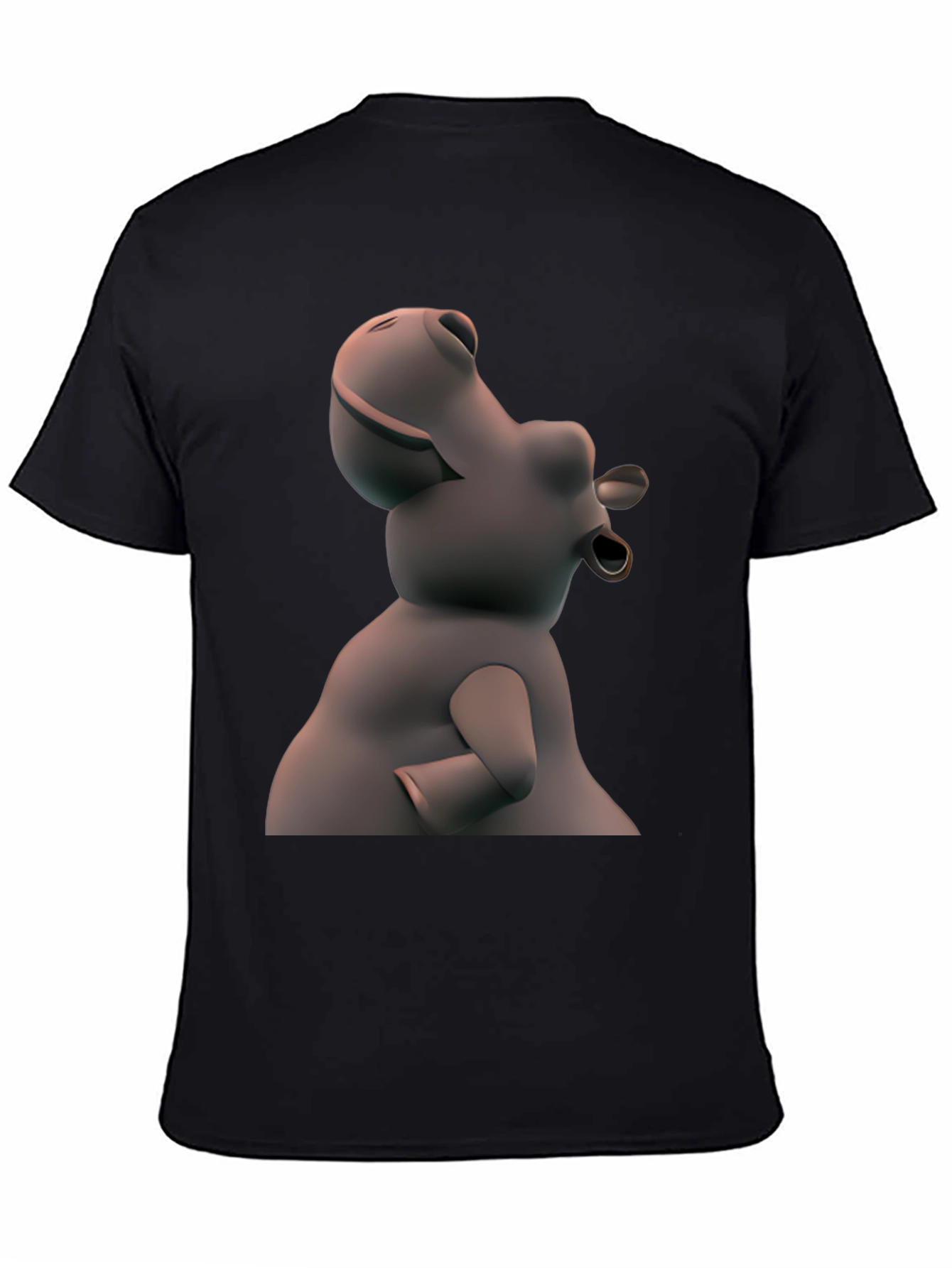 Hippo Graphic T-Shirt - Unique Design Comfortable Fit