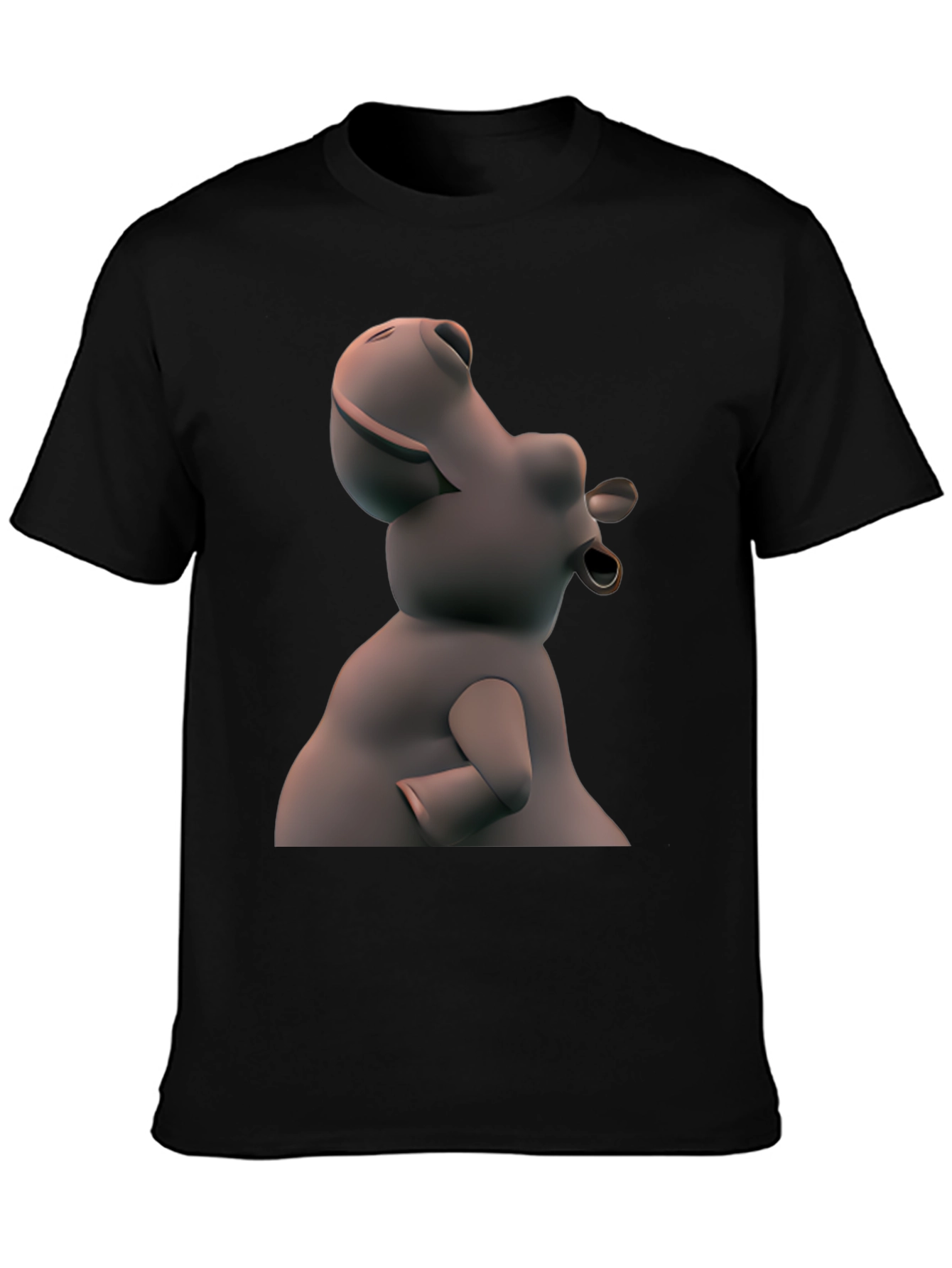 Hippo Graphic T-Shirt - Unique Design Comfortable Fit