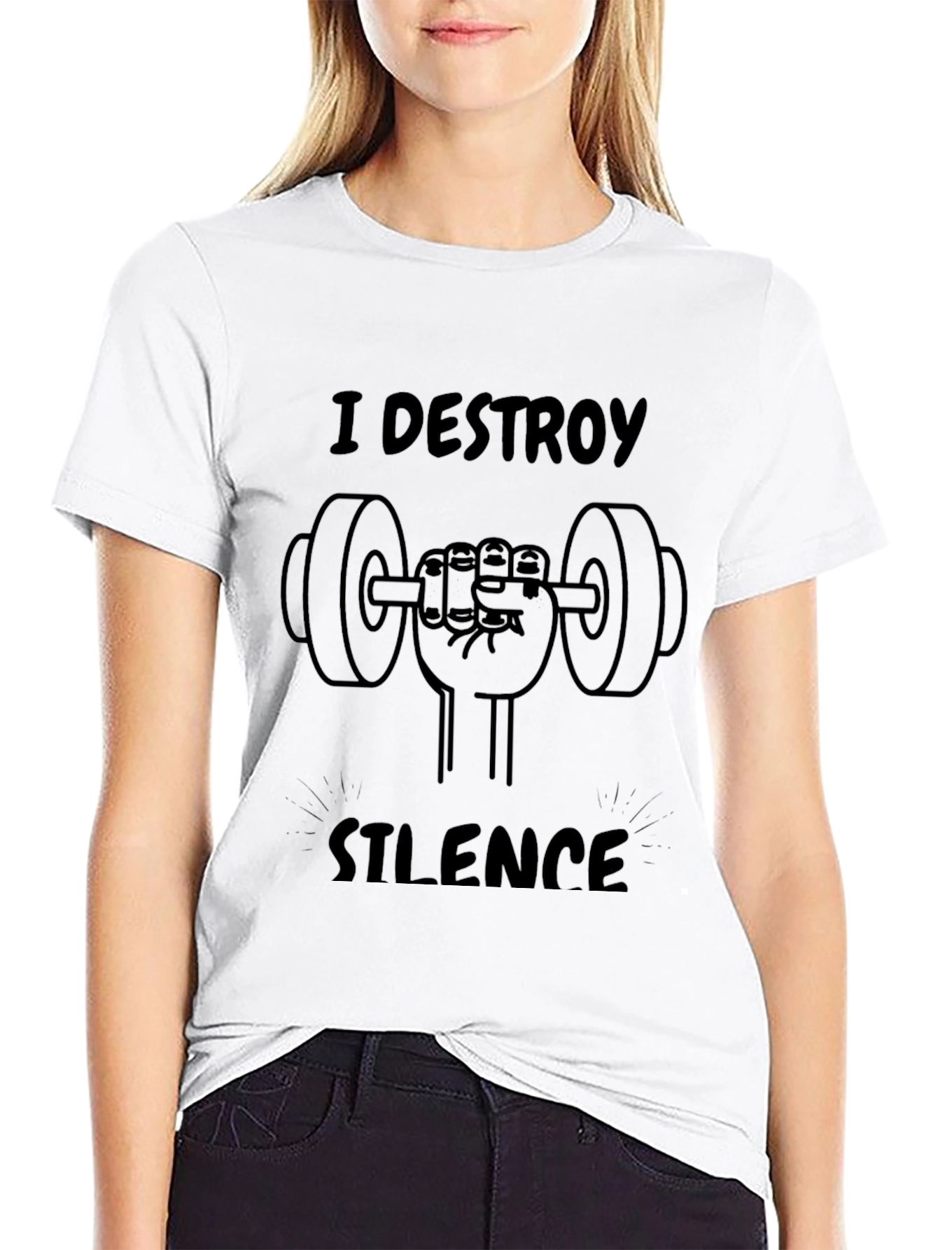 I Destroy Silence Graphic T-Shirt