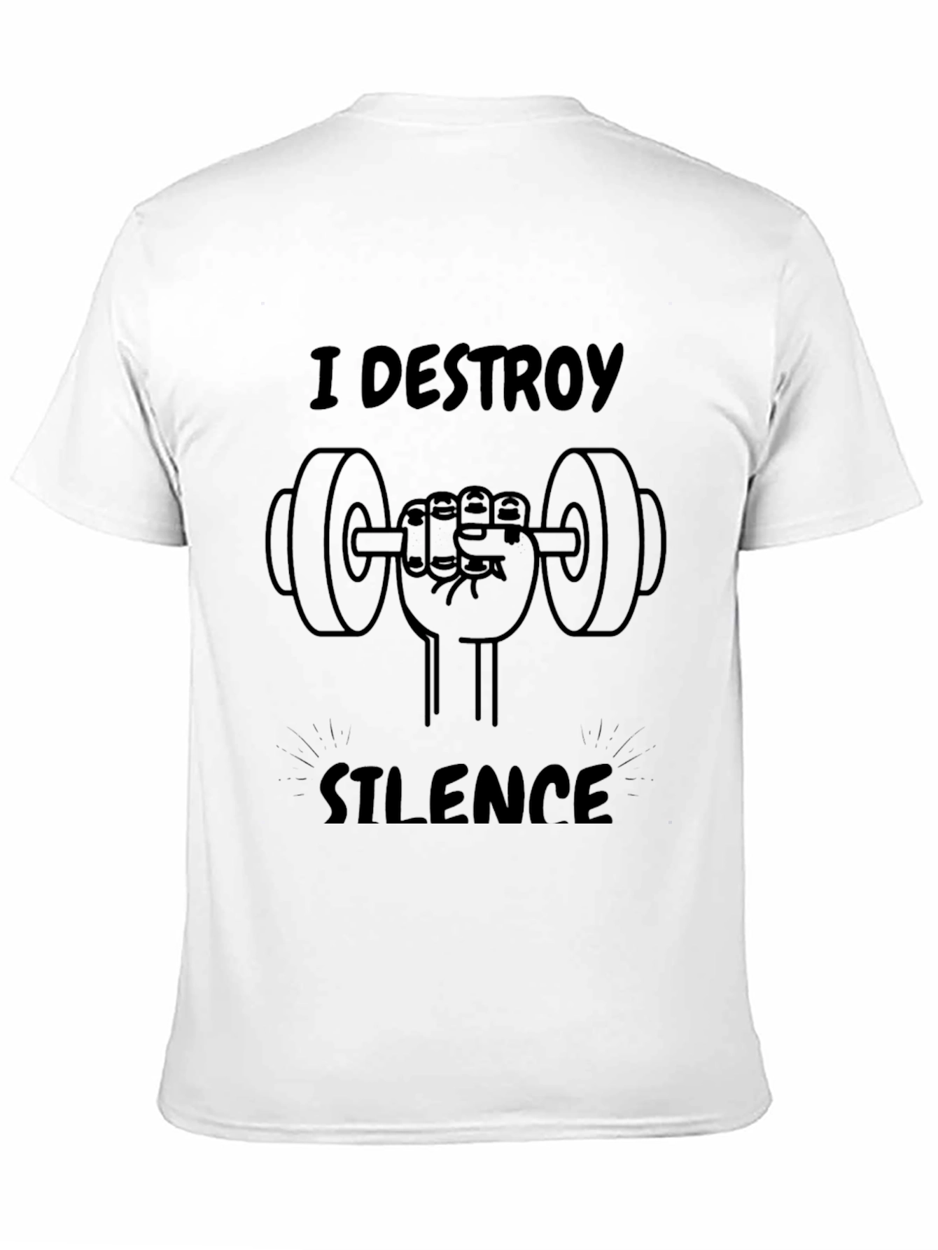 I Destroy Silence Graphic T-Shirt