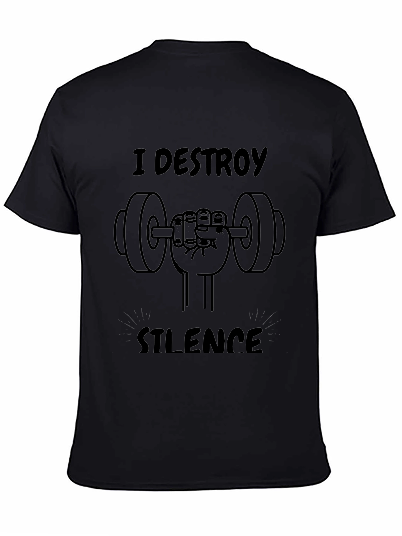 I Destroy Silence Graphic T-Shirt
