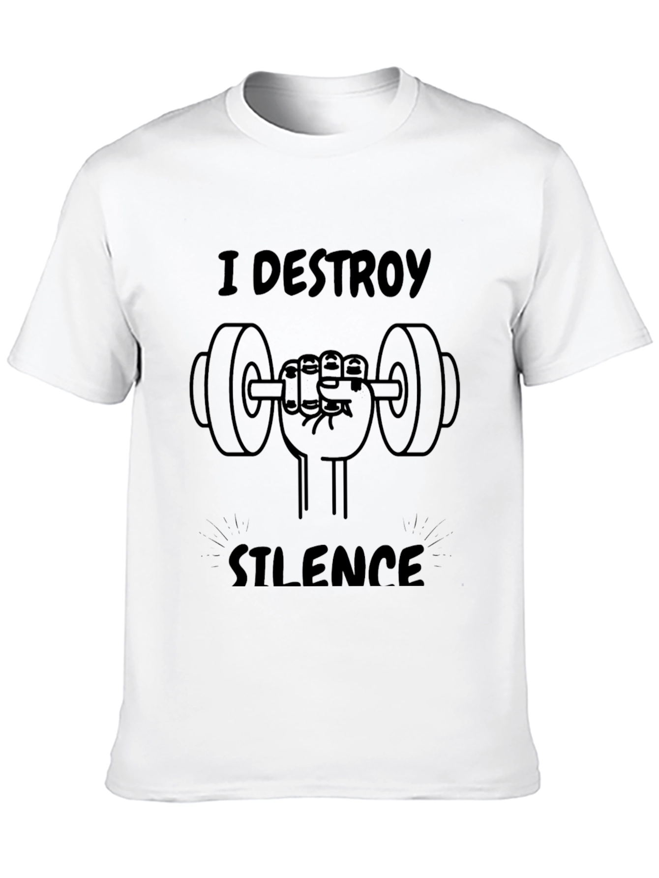 I Destroy Silence Graphic T-Shirt