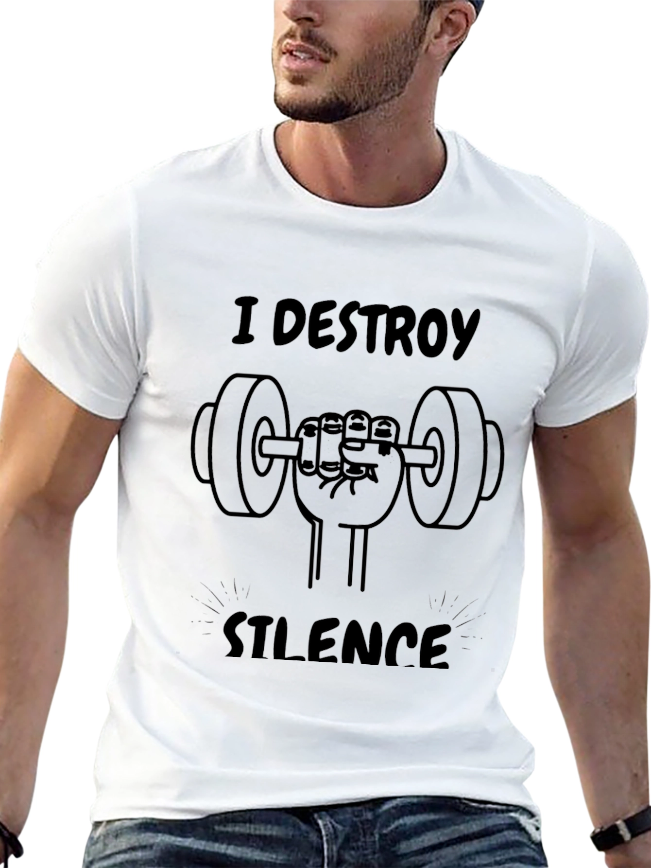I Destroy Silence Graphic T-Shirt